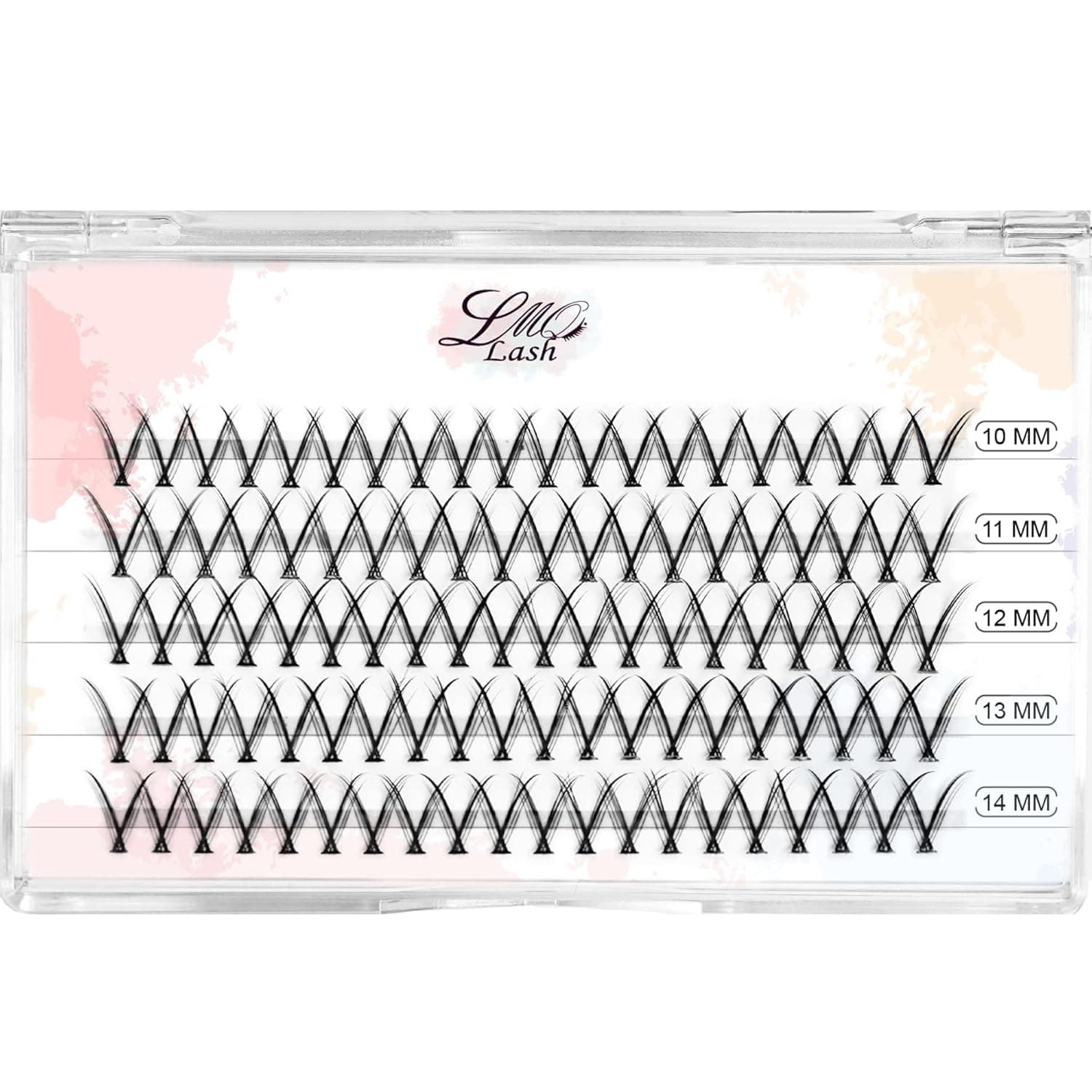 LMQ LASH Dandelion Individual Eyelashes Natural Cluster Lashes C Curl Diy individual cluster Eyelash (Magnolia)