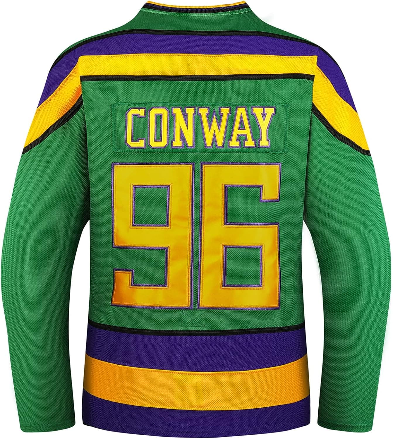 Eway Charlie Conway #96 Mighty Ducks Ice Hockey Jersey,Stitched Letters and Numbers S-XXXL