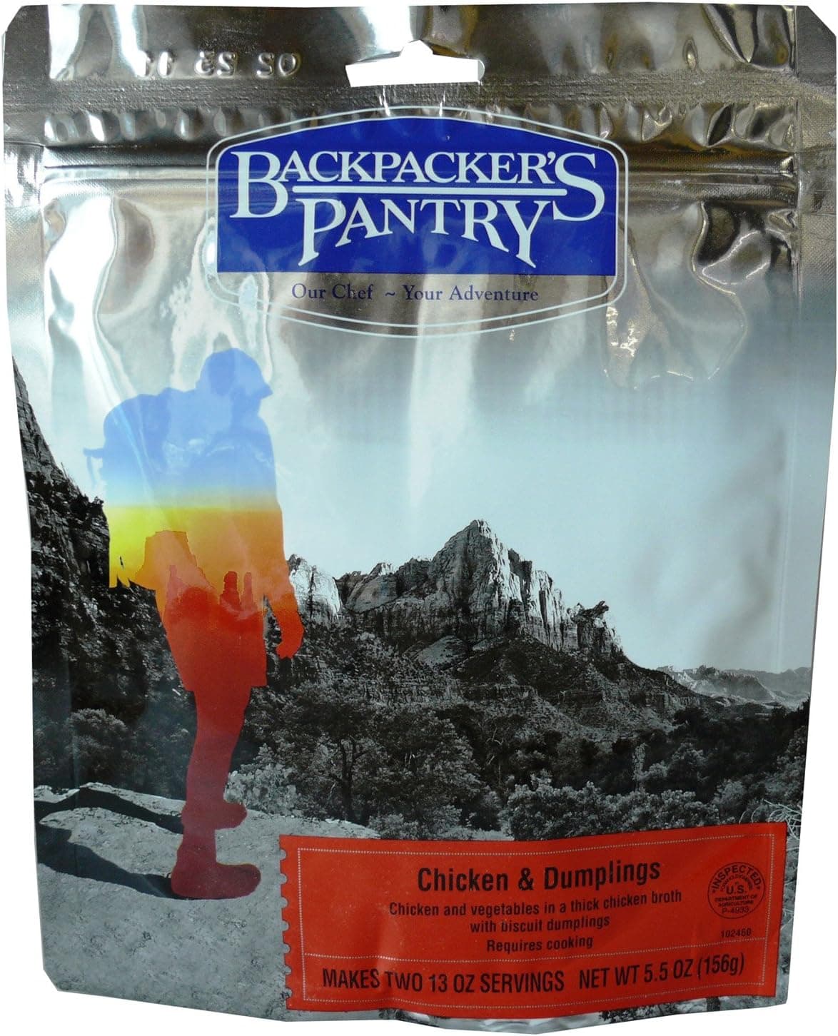 Backpacker's Pantry Dumplings with Chicken (Two Servings)