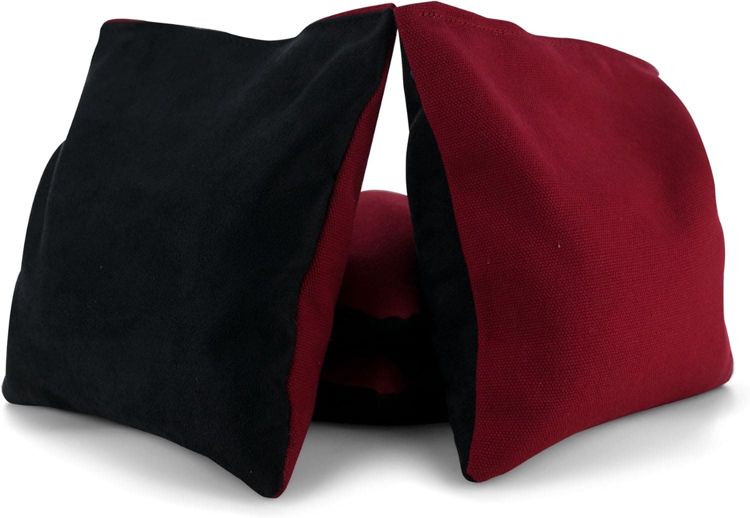 Tailor Spot Professional Cornhole Bags Dual Sided - Slick & Slide Resin Filled Suede and Canvas (Set of 4 Bags)