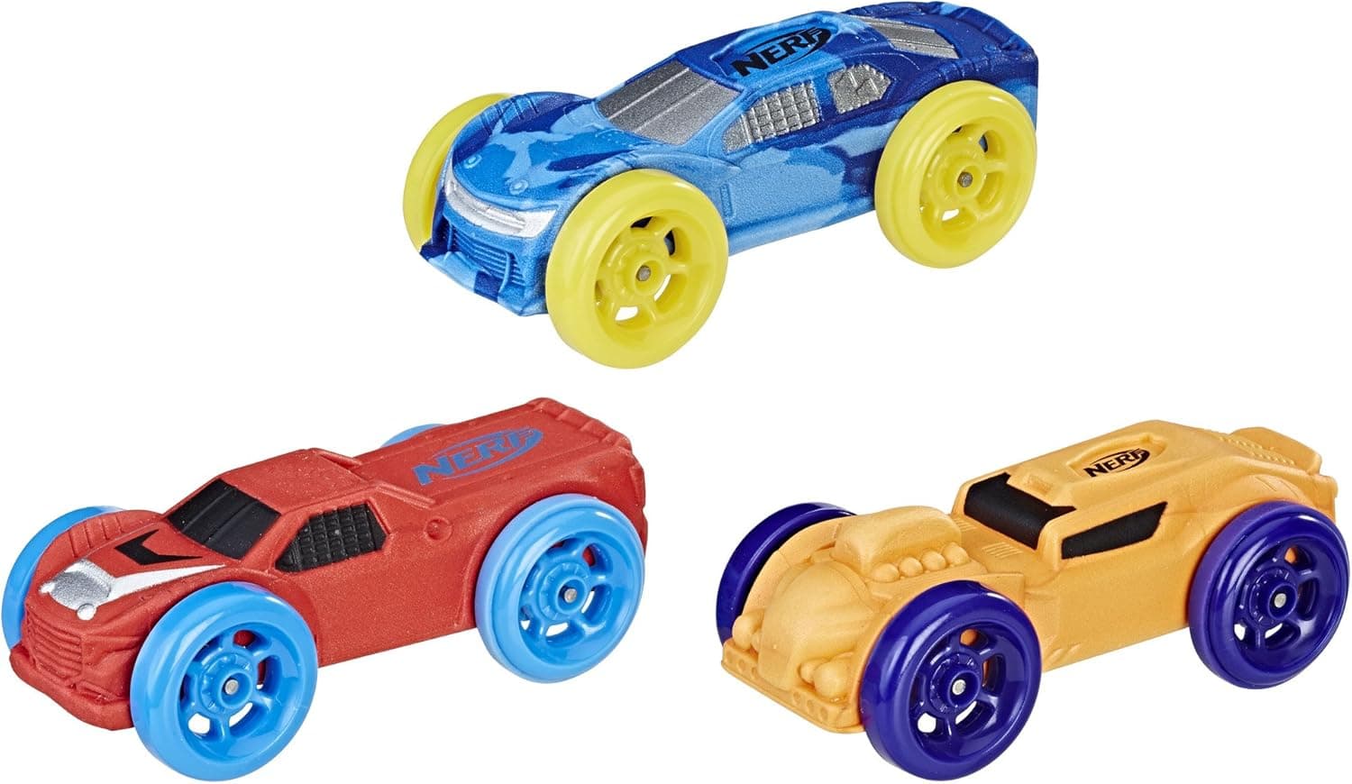 Nerf Nitro Foam Car 3-Pack, Set 2