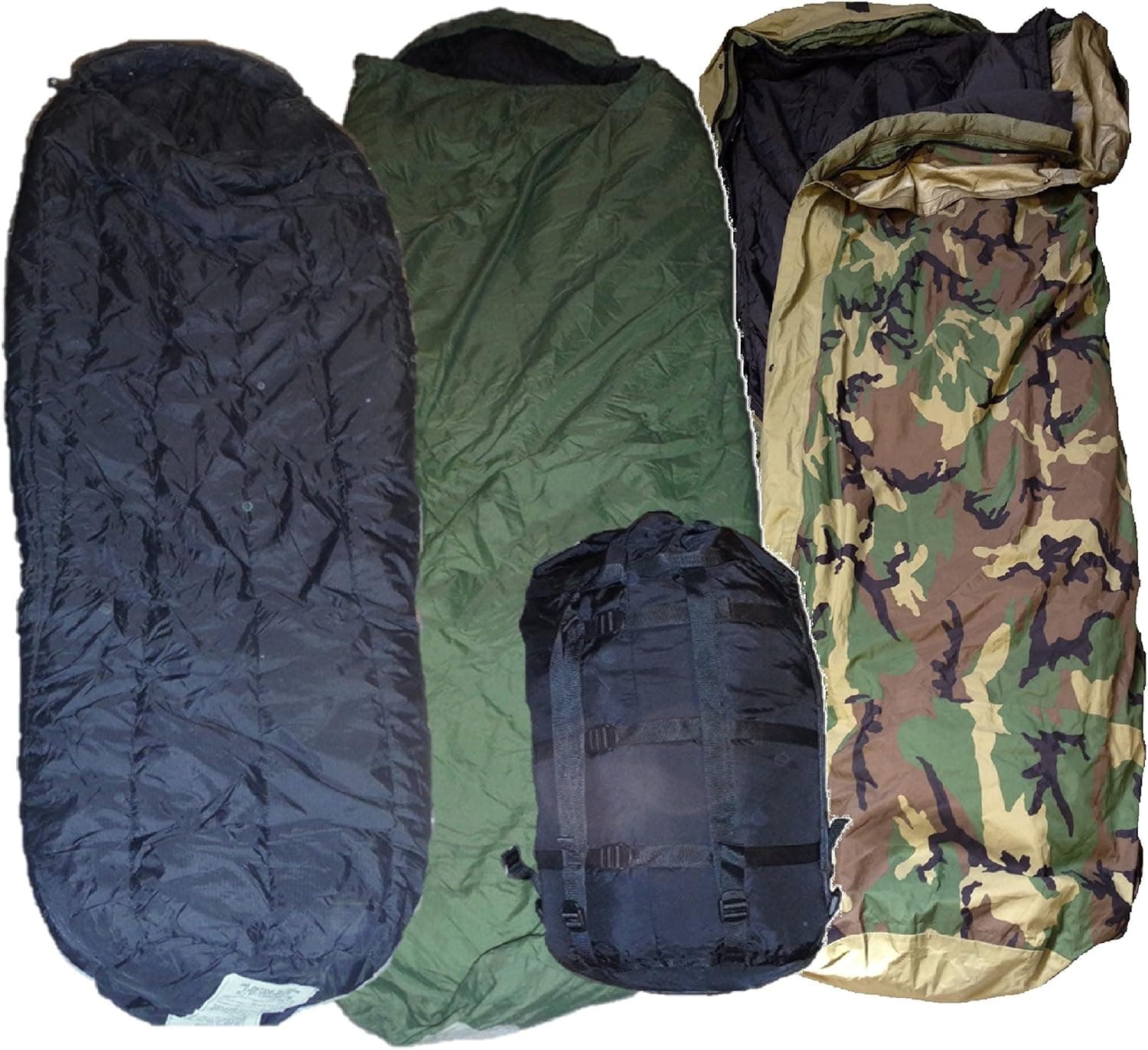 Military Modular Sleep System 4 Piece with Goretex Bivy Cover and Carry Sack