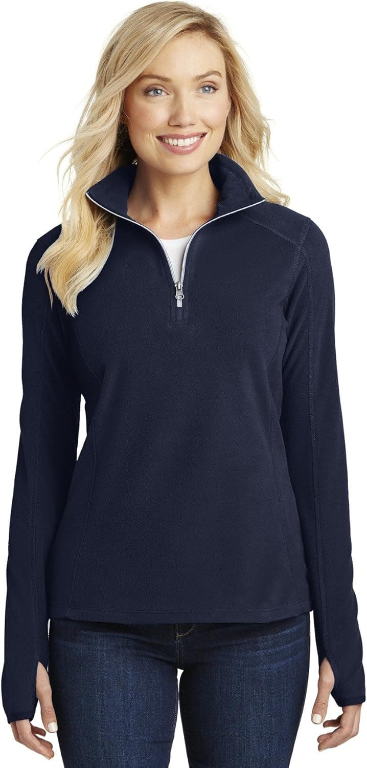Port Authority Ladies Microfleece 1/2-Zip Pullover. L224