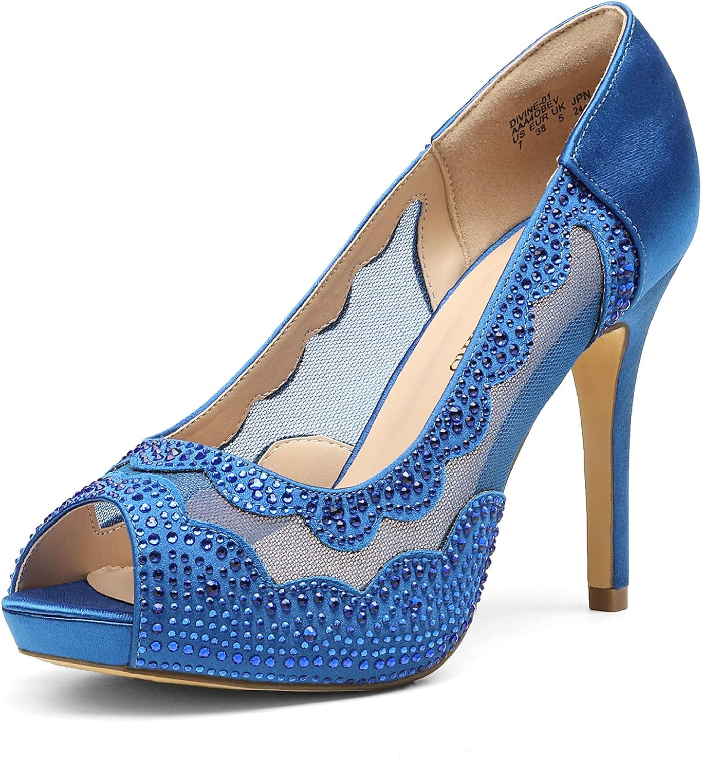 DREAM PAIRS Women's Divine-01 High Heels Dress Pump Shoes