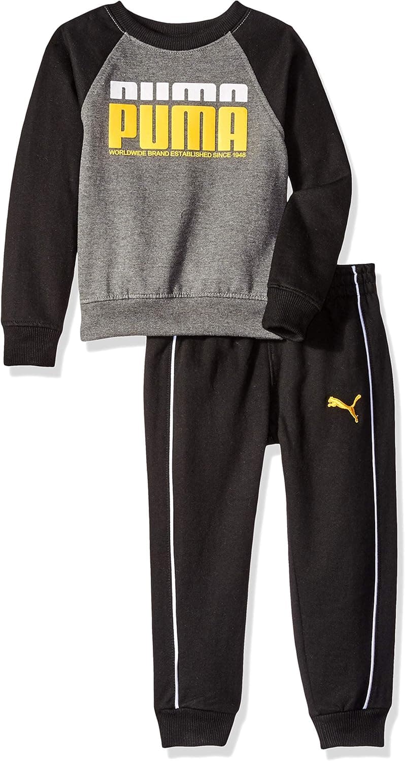 PUMA Little Boys' Pullover Fleece Set