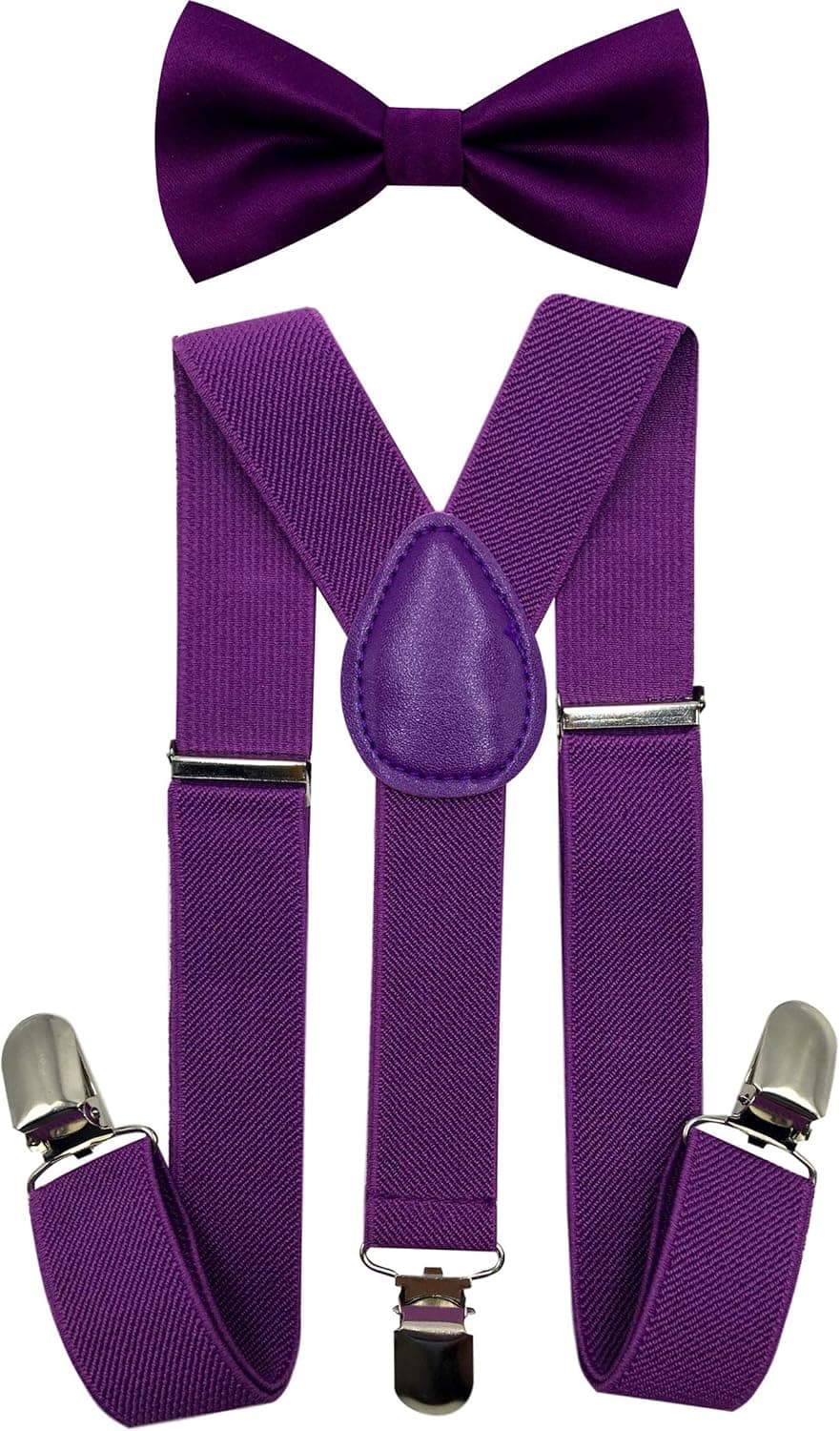 Consumable Depot Kids, Toddlers Suspender and Bow Tie Set, Adjustable Set and Colors for Boys and Girls