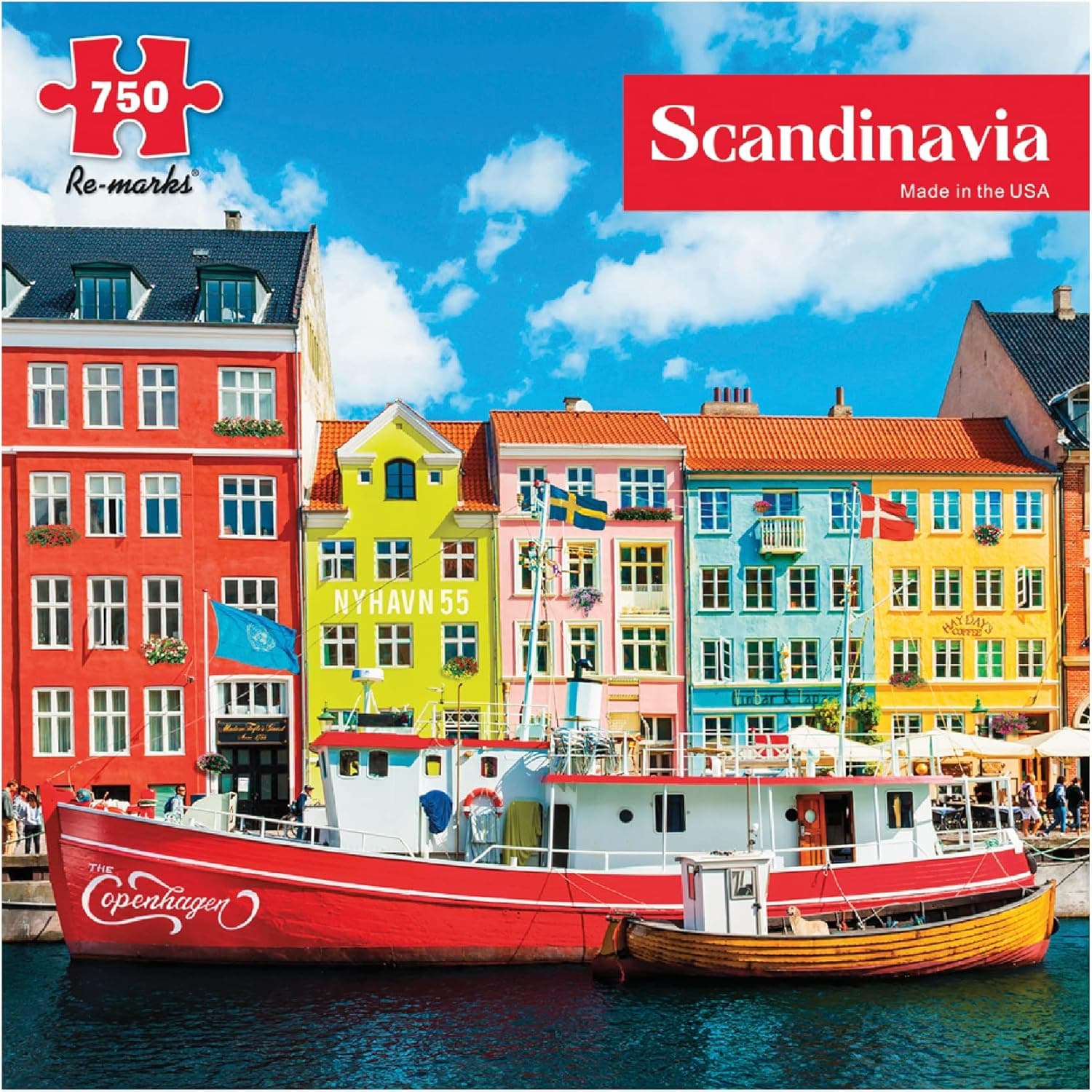 Re-marks Scandinavia 750-Piece Jigsaw Puzzle for All Ages
