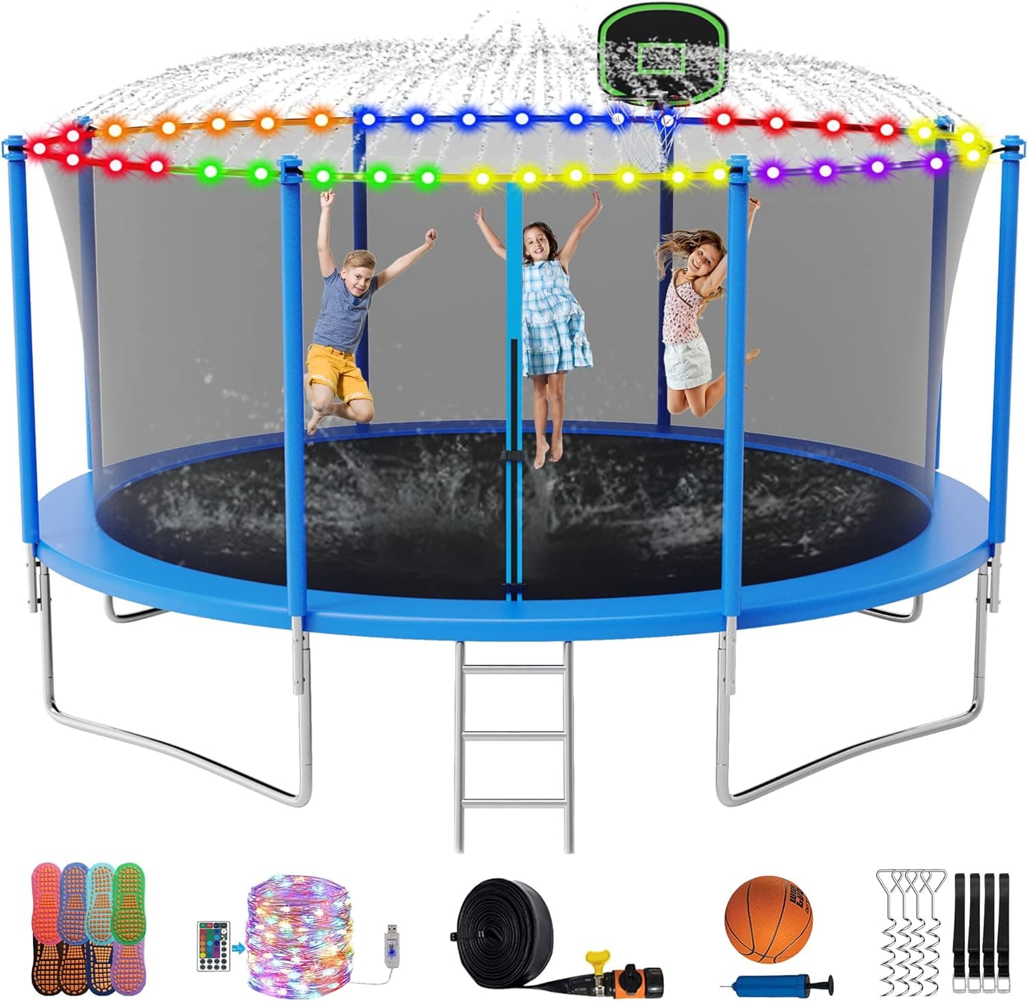 Elitezip 12 FT Tranpoline for Adults 4-7 Kids