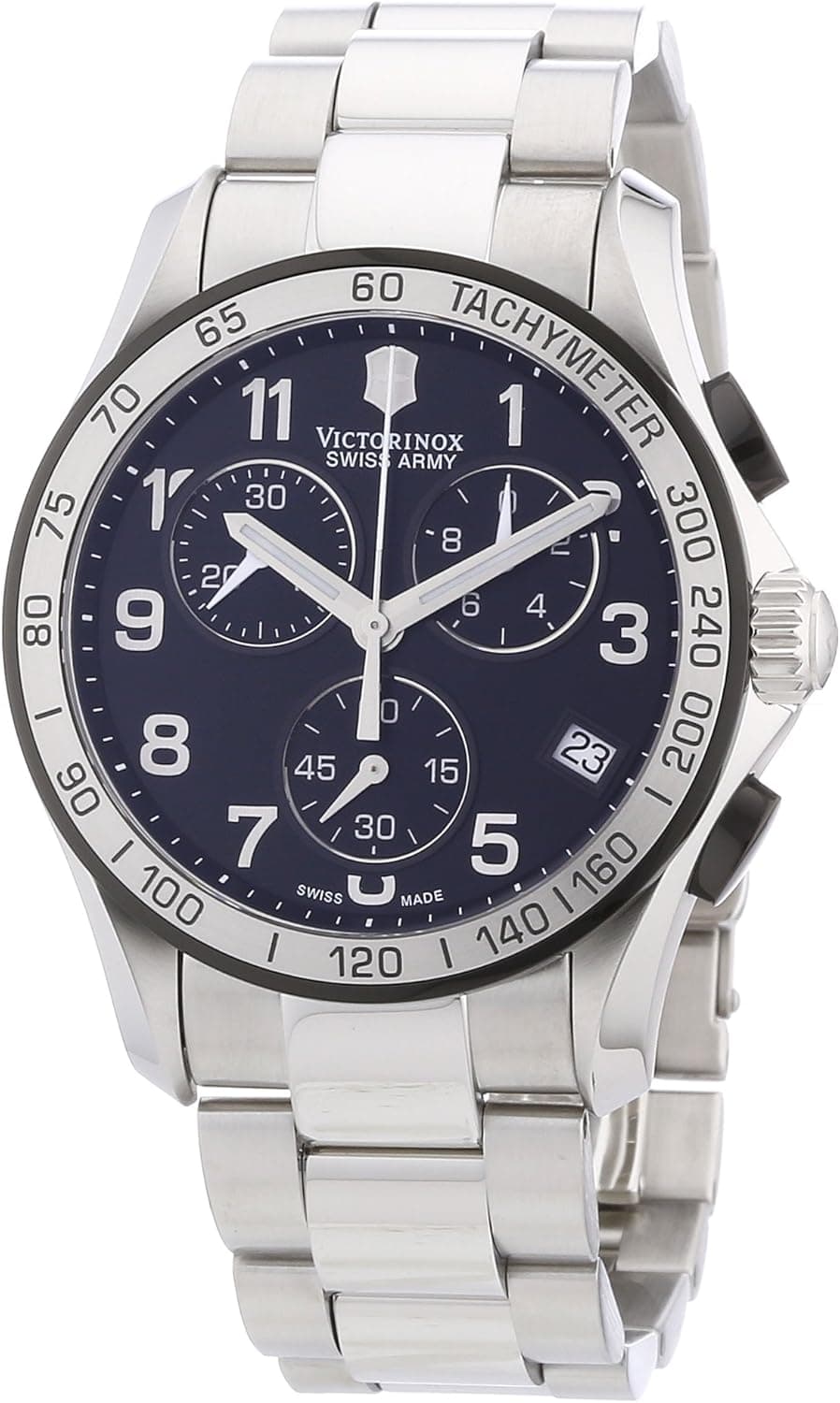 Victorinox Swiss Army Men's 241403 Chrono Classic Chronograph Black Dial Watch