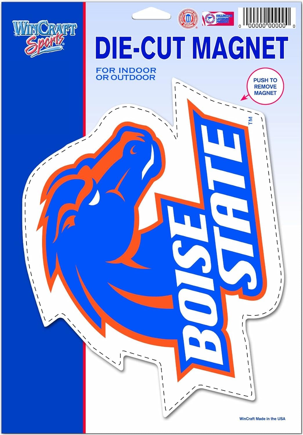 NCAA Boise State Broncos Die Cut Logo Magnet