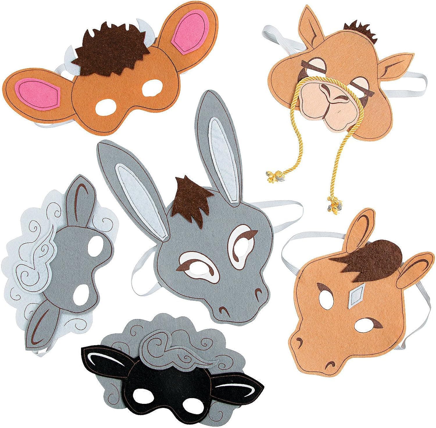 Nativity Animal Masks