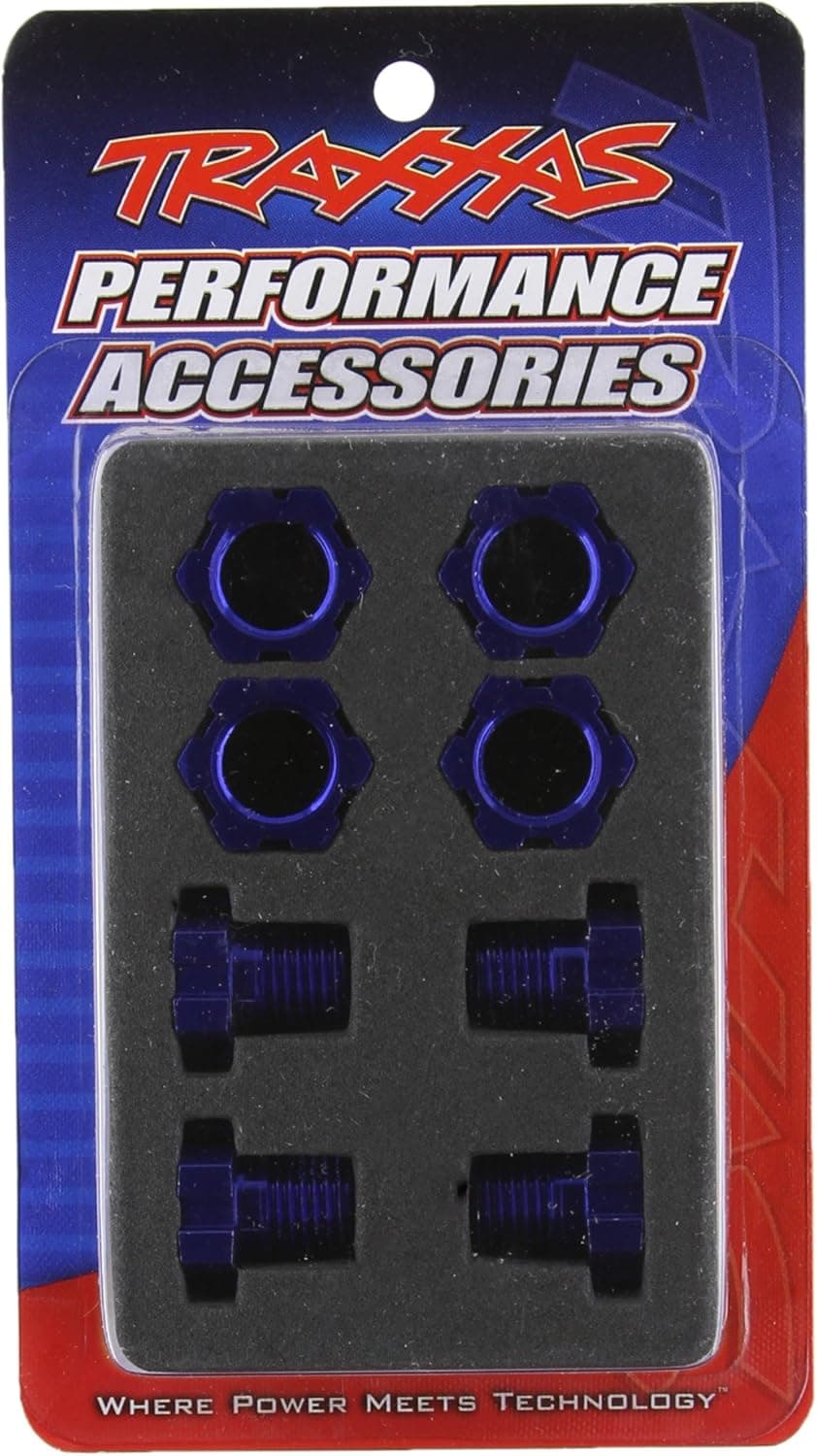 Traxxas 5353X Anodized Wheel Hubs Hex Kit 17mm