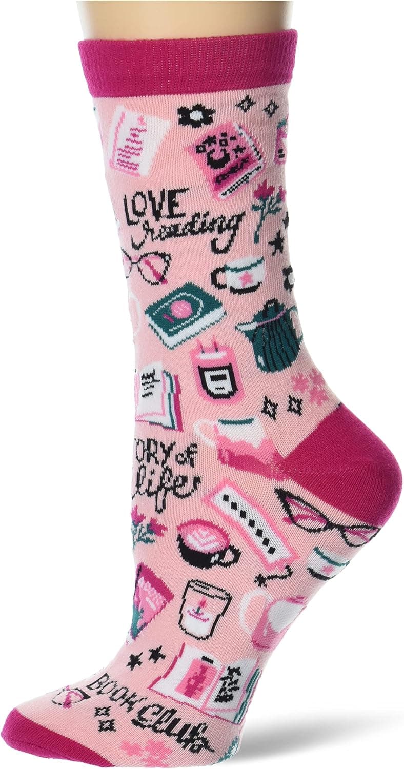 Little Blue House by Hatley Women's Printed Crew Socks