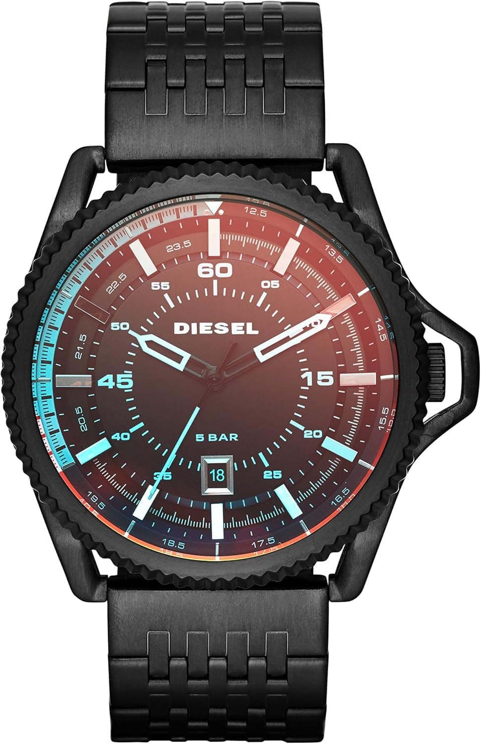 Diesel Men's DZ1720 Rollcage Black Stainless Steel Watch