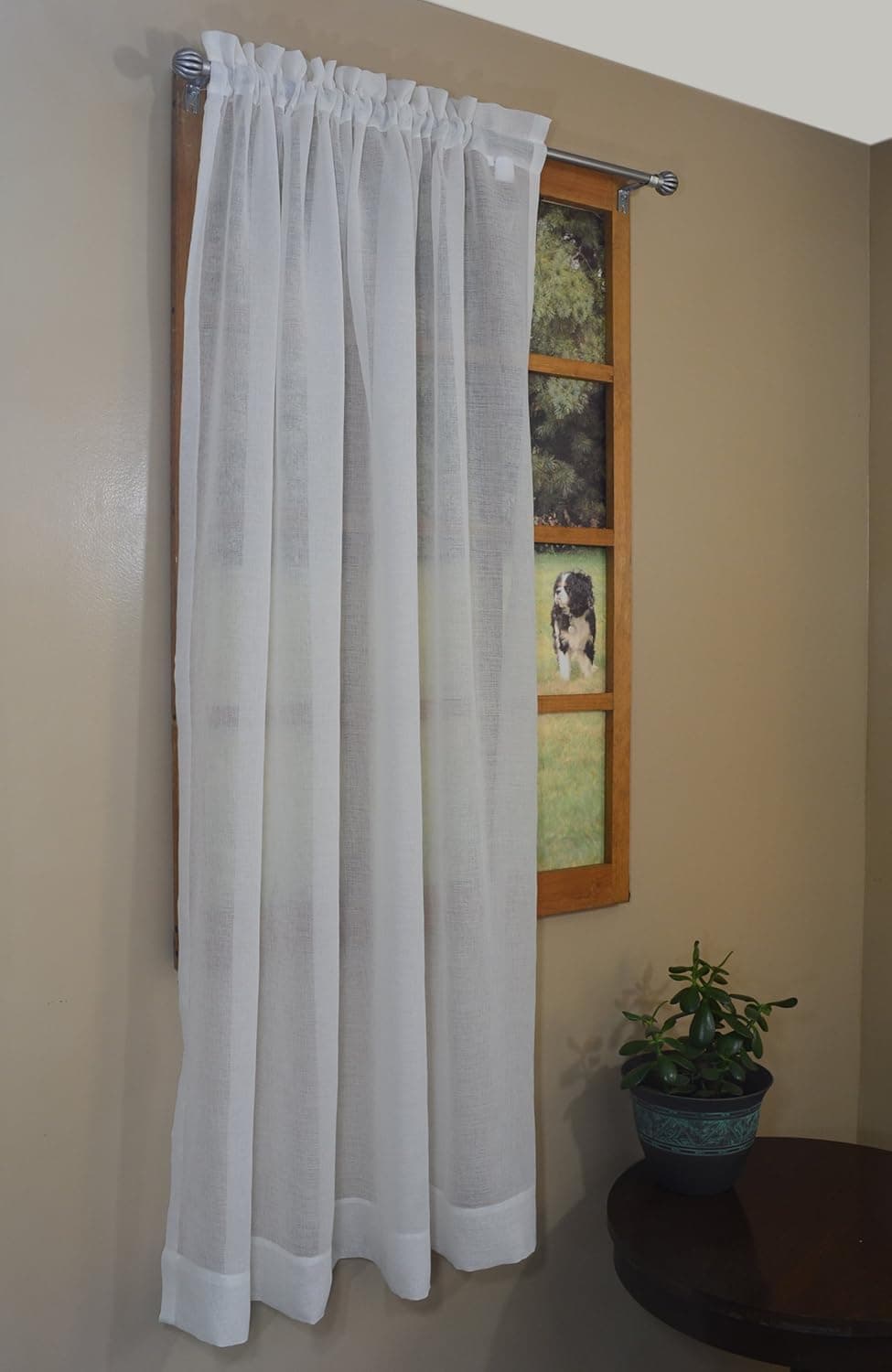Curtain Chic Falmouth Panel, 53 by 84-Inch, Antique
