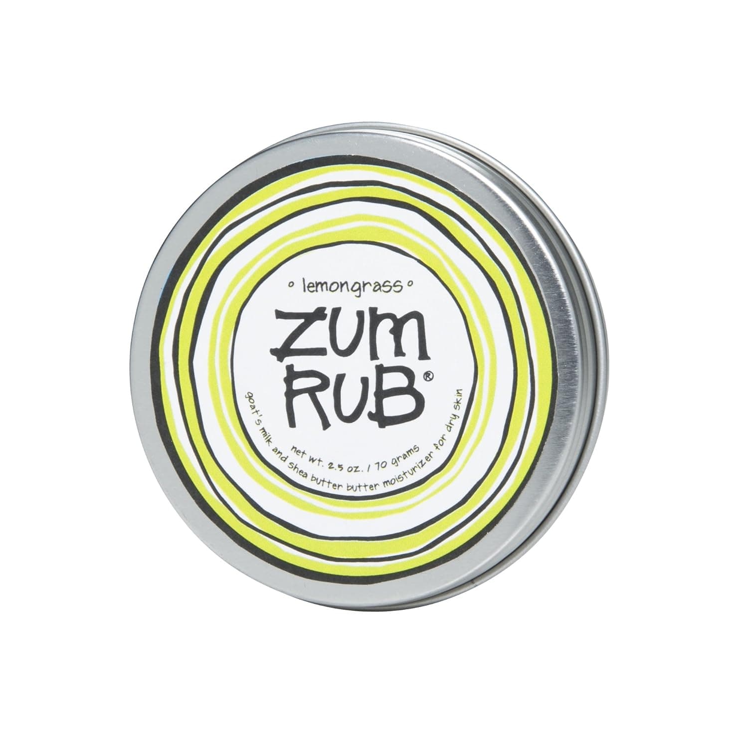 Zum Rub Body Moisturizer Lemongrass -- 2.5 oz