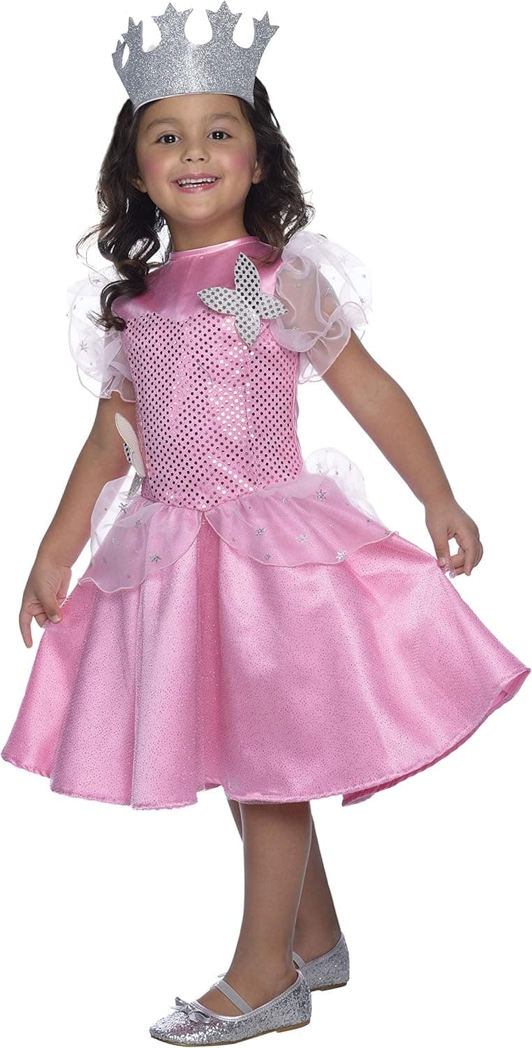 Rubie's Costume Wizard of Oz Glinda Sequin Dress Child Costume, Small