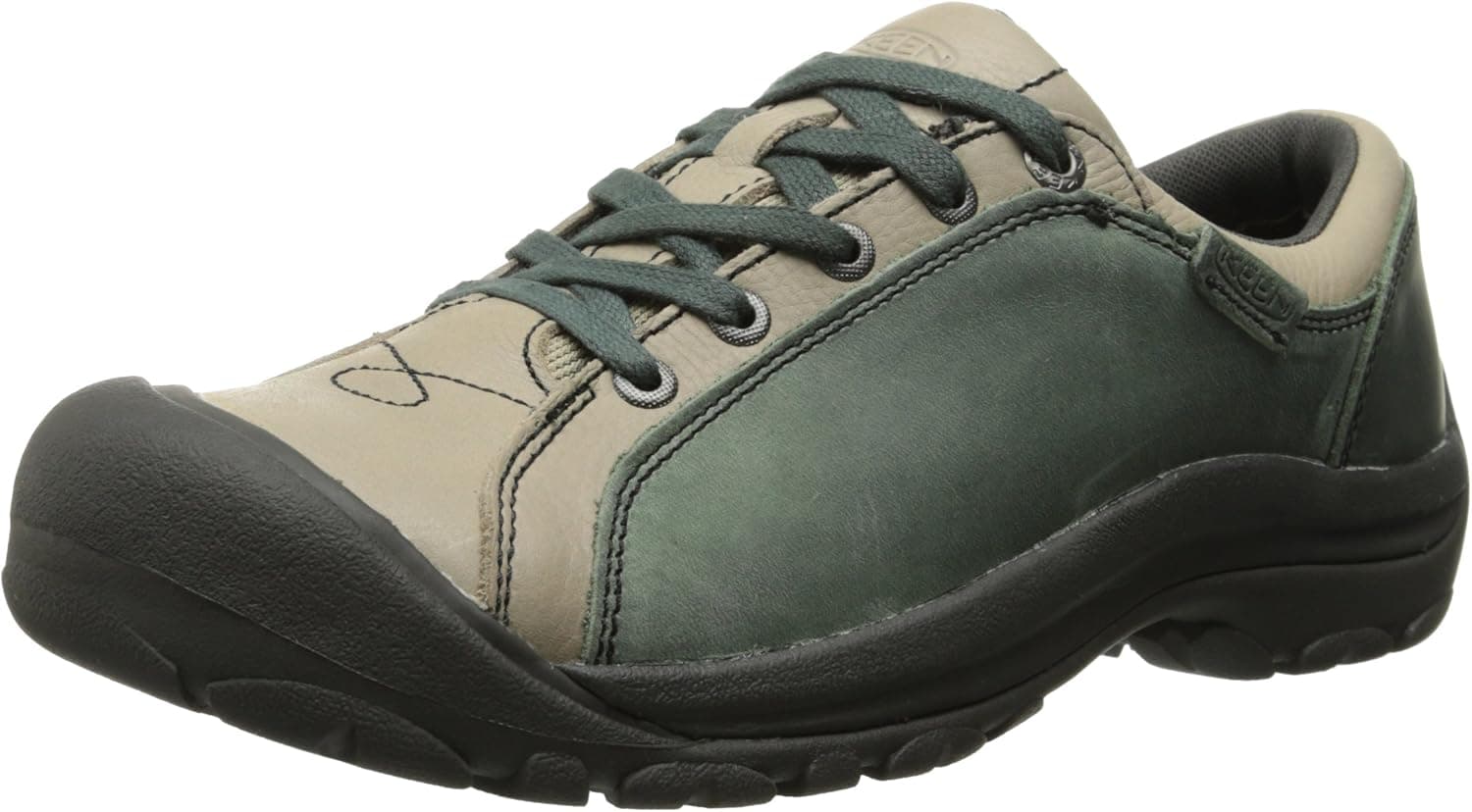 KEEN Women's Briggs Leather Casual Shoe, Mineral Blue, 7.5 M US