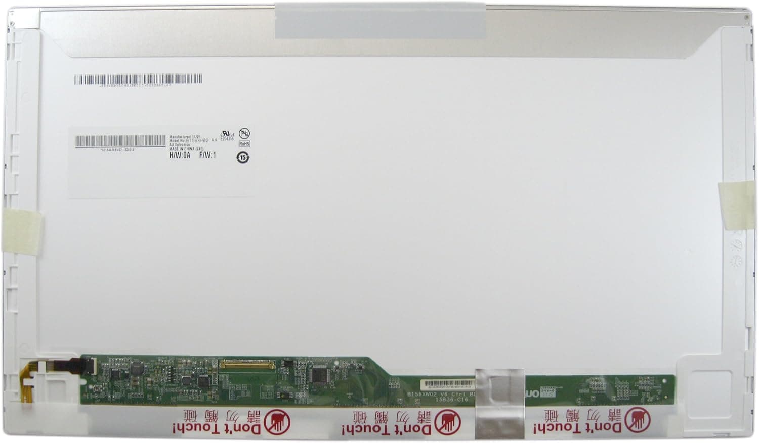 CHI MEI N156B6-L04 & N156B6-L06 BOTTOM LEFT CONNECTOR LAPTOP LCD SCREEN 15.6" WXGA HD LED DIODE (COMPATIBLE REPLACEMENT LCD SCREEN)