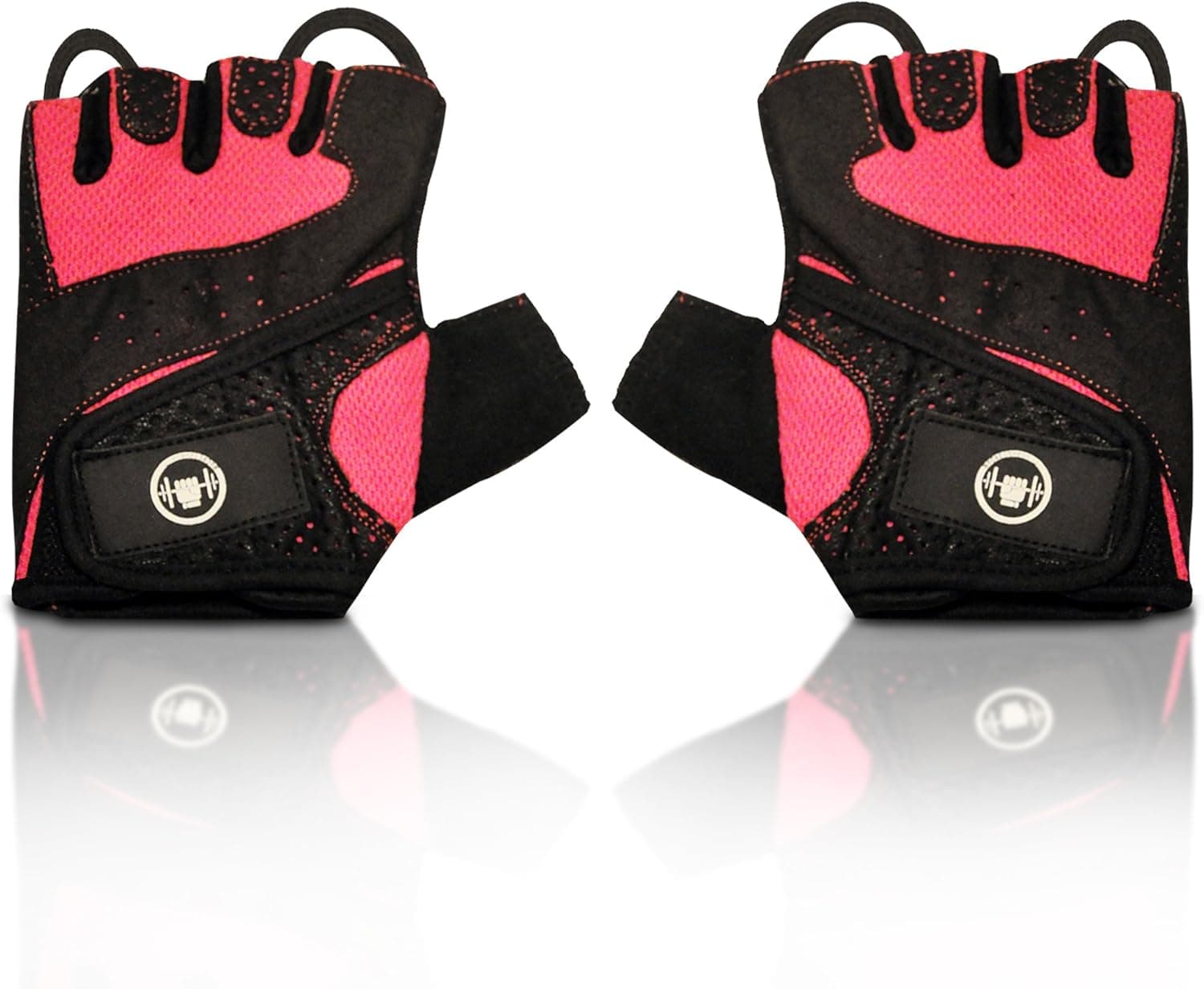 Women's Weight Lifting Gloves By NYCXFitness Best Ladies Pink Gym Gloves- 'Second Skin' Tight Fit - Non-Slip Grip & Callous Protector- Great Gloves for Pro or Beginner
