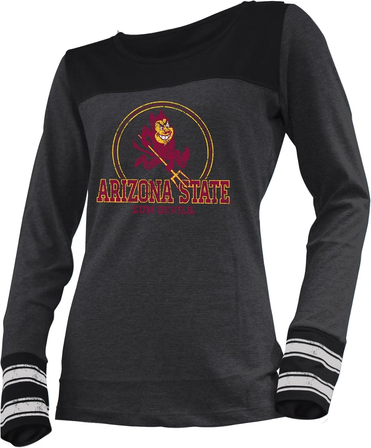 NCAA Alabama Crimson Tide Women's Striped Long Sleeve Tee