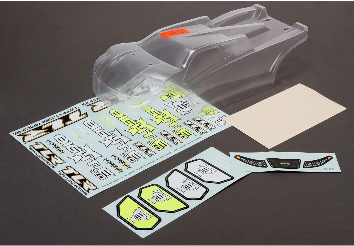 TEAM LOSI RACING 1/8 Clear Body 8IGHT-T/E 3.0 TLR240006 Elec Car/Truck Replacement Parts