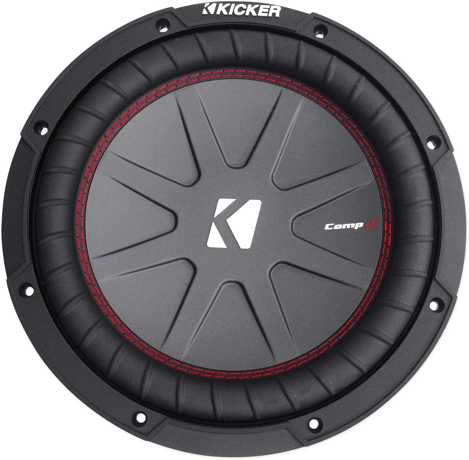 KICKER CompR10 10-Inch (25cm) Subwoofer, DVC, 4-Ohm, 400W