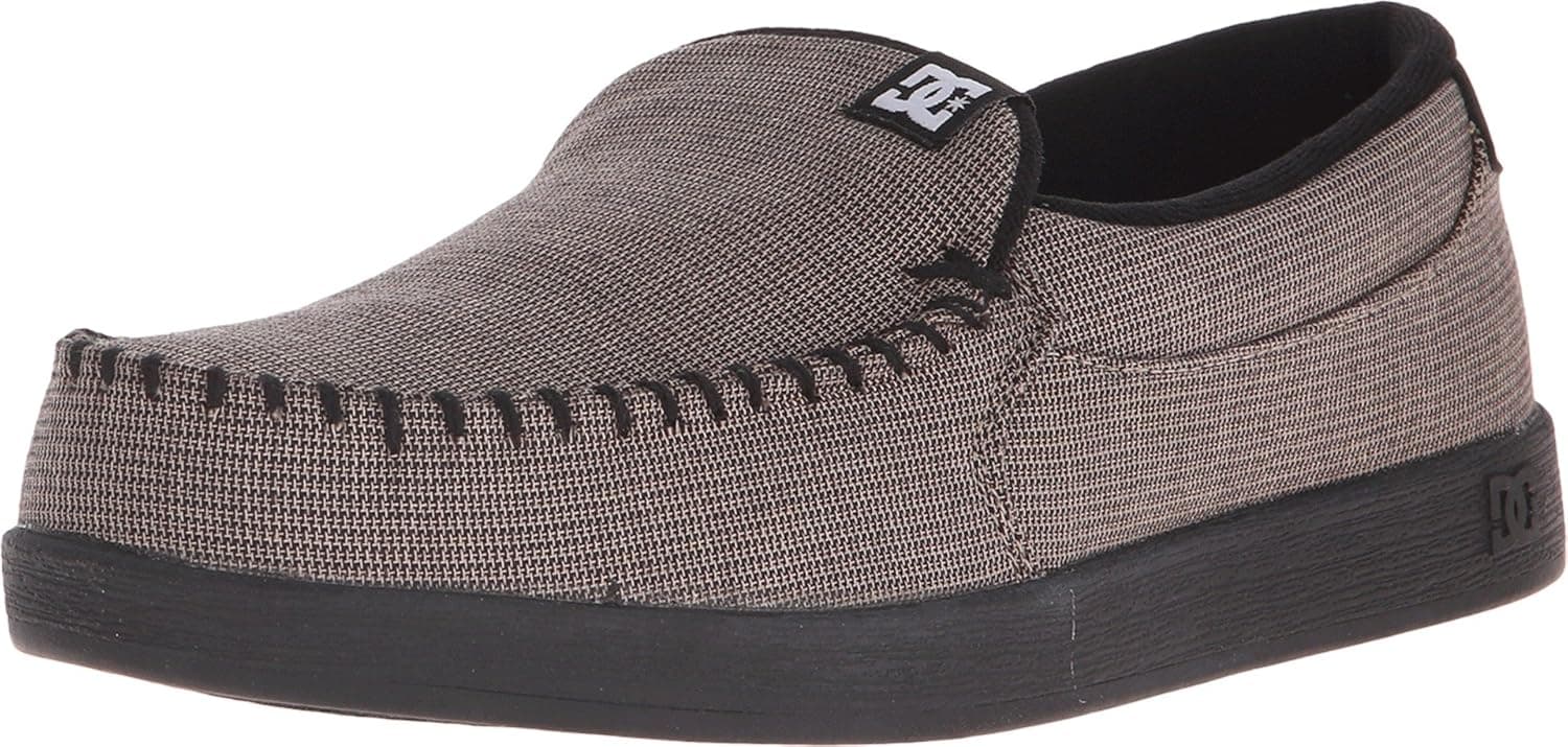 DC Shoes Mens Shoes™ Villain Tx - Slip-On Shoes - Men - US 10.5 - Grey Grey/Black/Black US 10.5 / UK 9.5 / EU 44