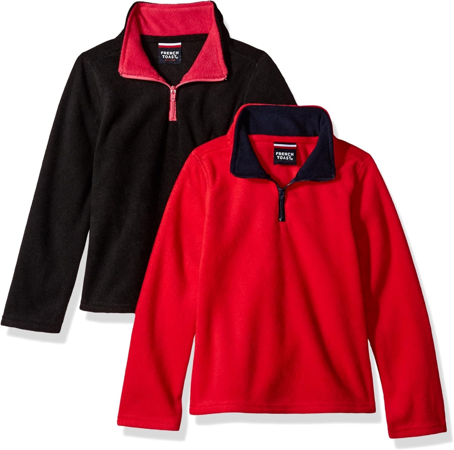 French Toast Girls' Long Sleeve Microfleece 2-Pack