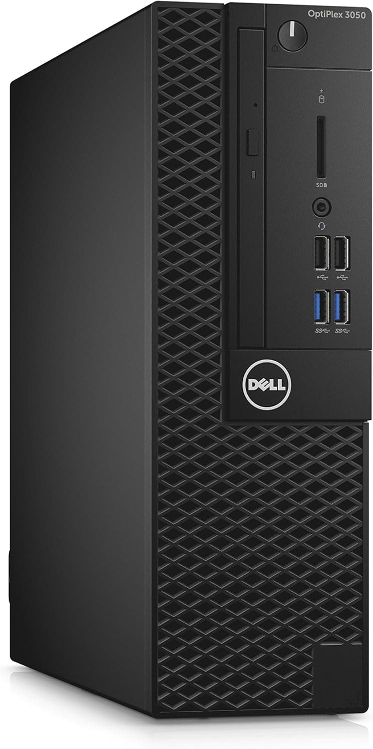 Dell 44M5R OptiPlex 3050 Small Form Factor Desktop Computer, Intel Core i5-7500, 8GB DDR4, 128GB Solid State Drive, Windows 10 Pro