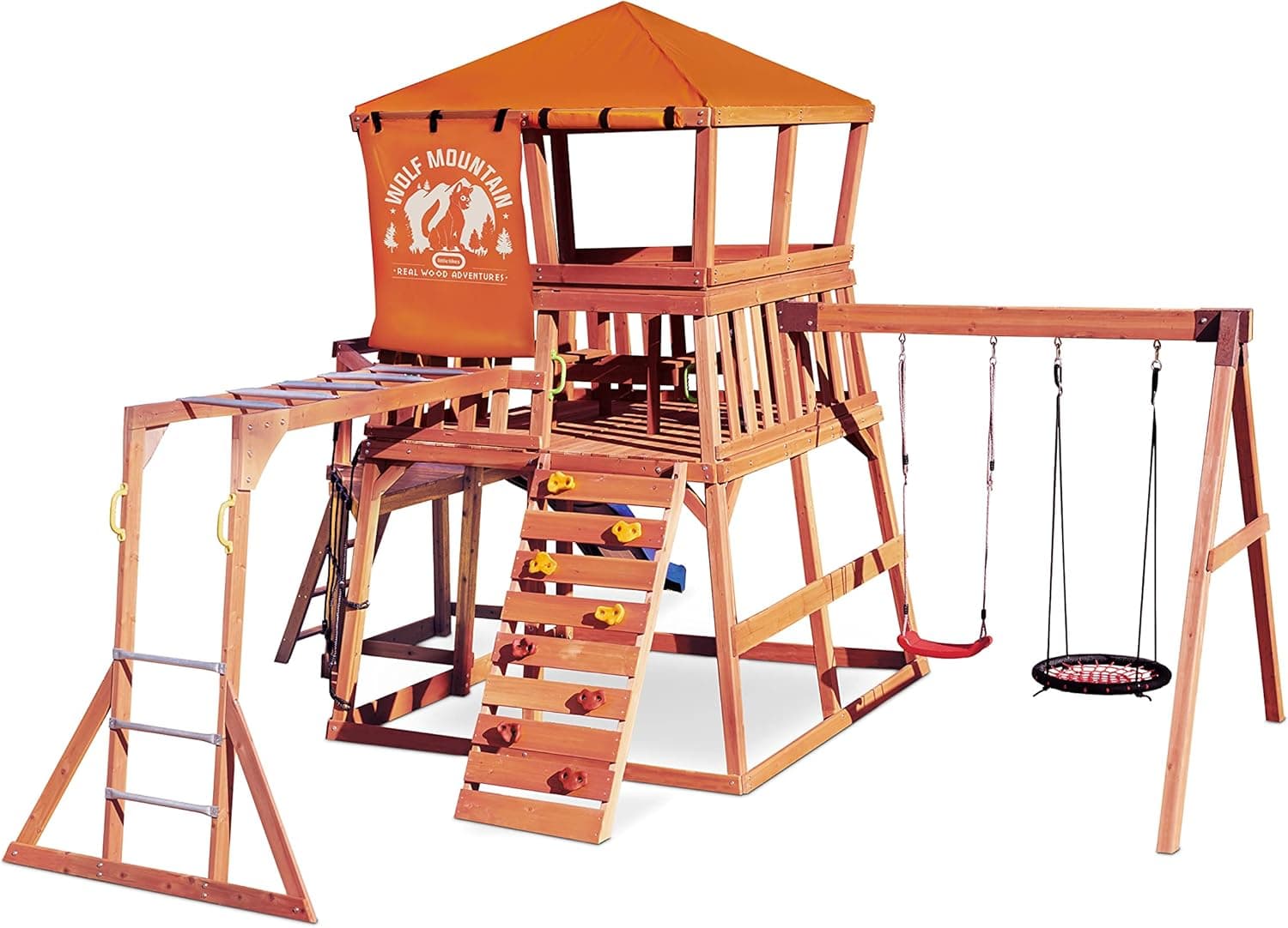 Little Tikes Real Wood Adventures Wolf Mountain Outdoor Playset