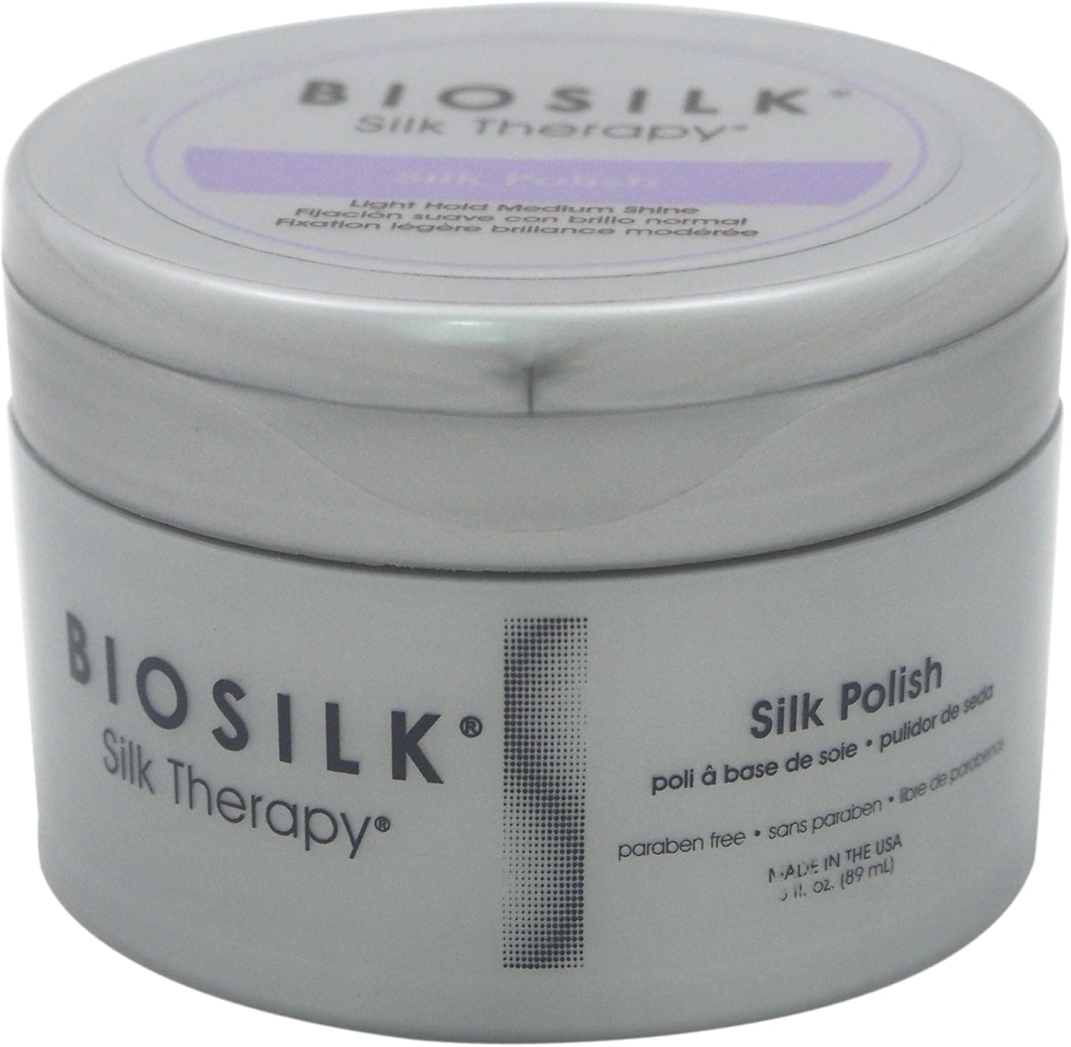 Biosilk Unisex Silk Polish Therapy, Light Hold Medium Shine, 3 Ounce