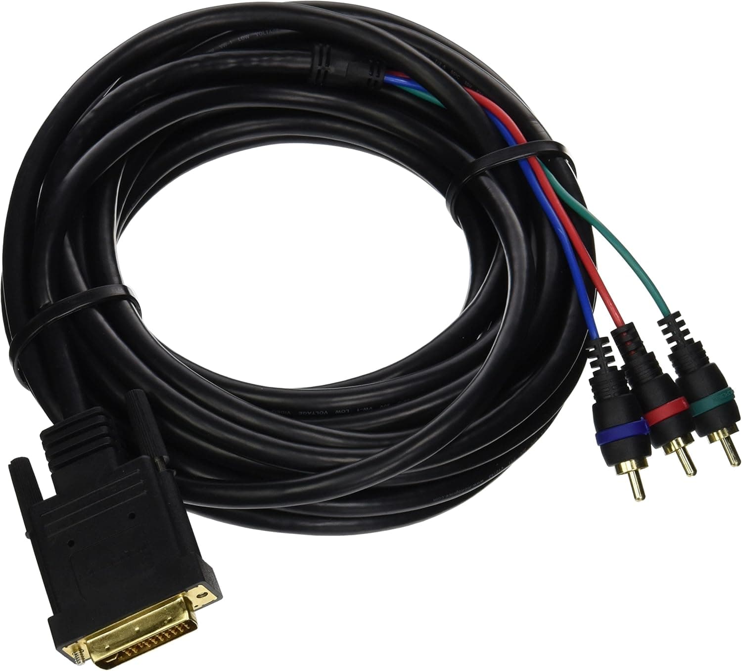 Monoprice 25ft M1-A to 3 RCA Component Video Cable (M1-A - 3-RCA)