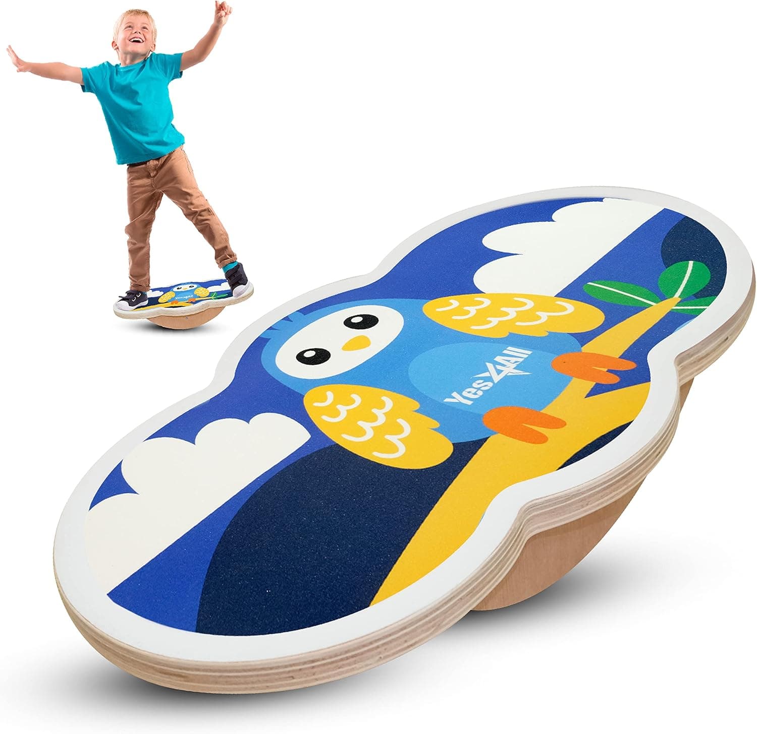 Yes4All Ab Twister Board, New Generation of Waist Twisting Disc, Twist Board, Twisting Stepper for Aerobic Exercise, Full Body Toning Workout, Noise-Free, 2pcs in a Box