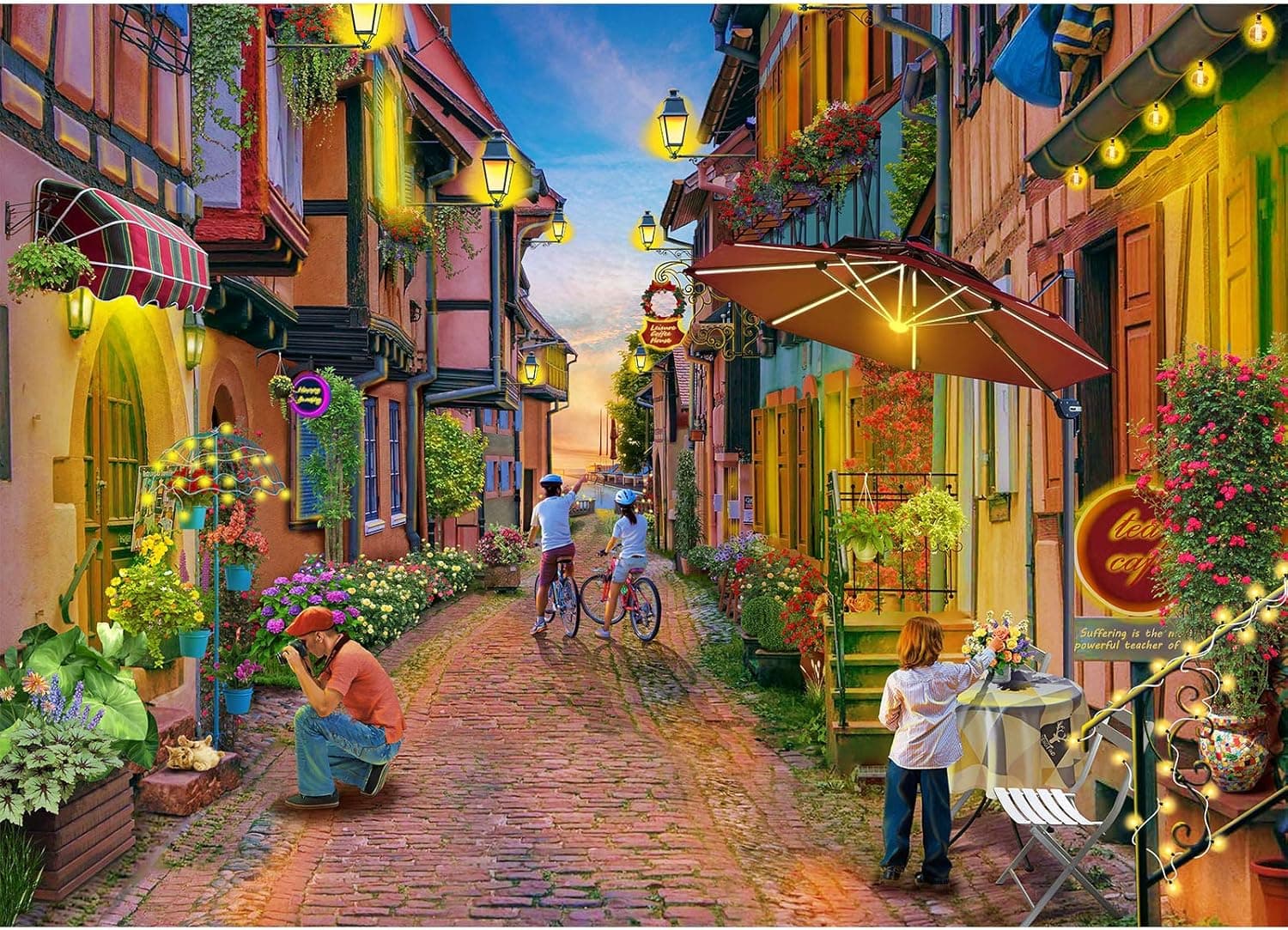 Jigsaw Puzzles for Adults 1000 Piece Puzzle for Adults 1000 Pieces Puzzle 1000 Pieces-Eguisheim Town
