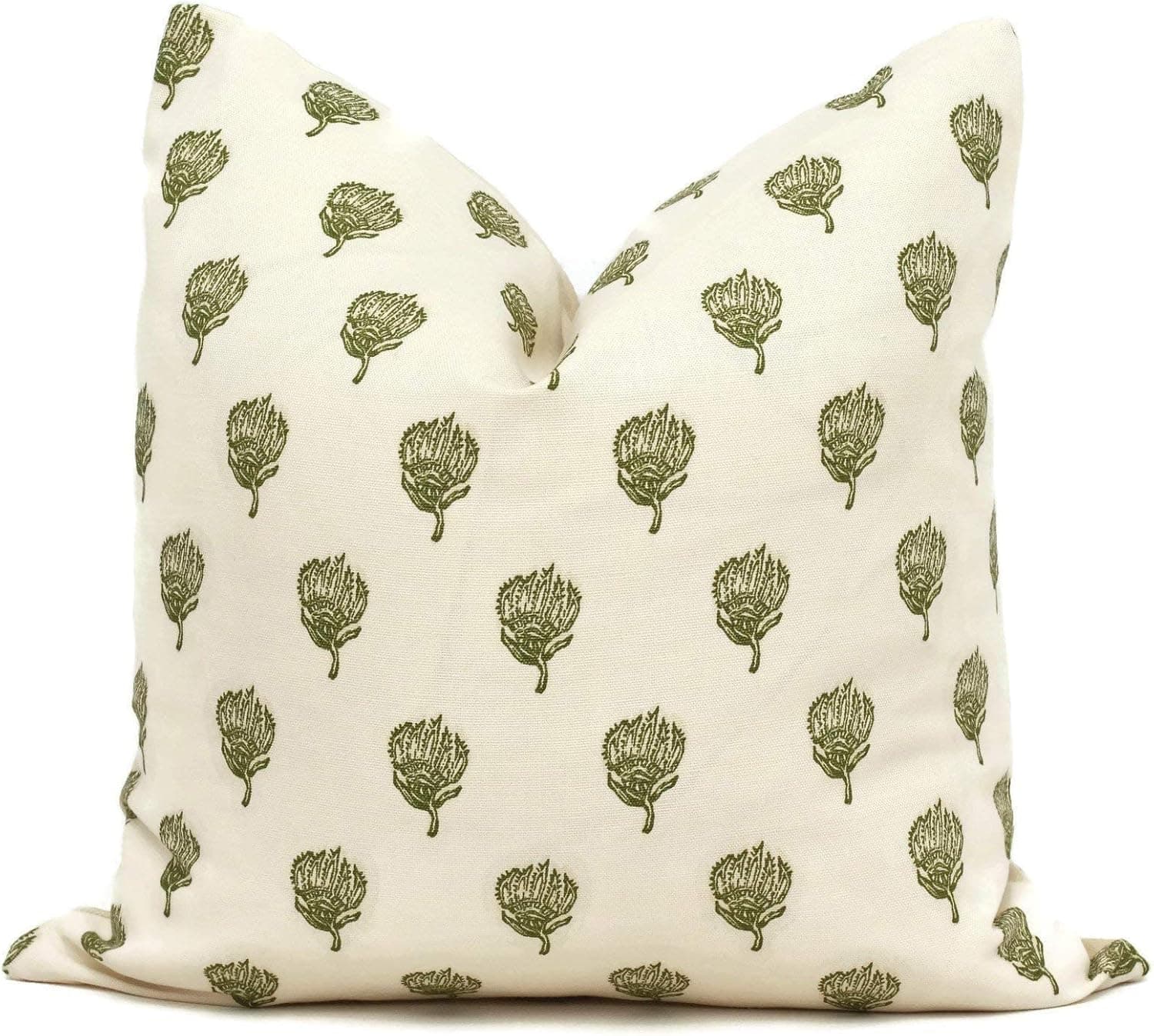 Decorative Pillow Cover Sister Green Parish Petite Skukusa 18x18 inch 45x45cm Eurosham Lumbar Pillow Toss Pillow Accent Pillow Throw Pillow Cover