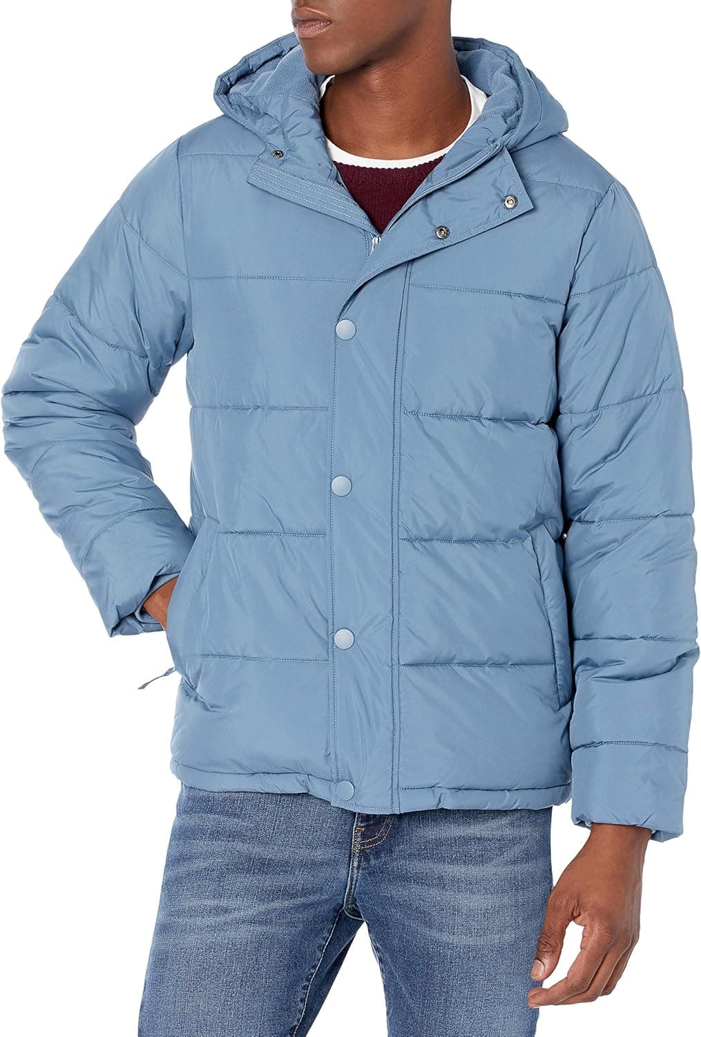 Amazon Essentials Men's Heavyweight Hooded Puffer Coat