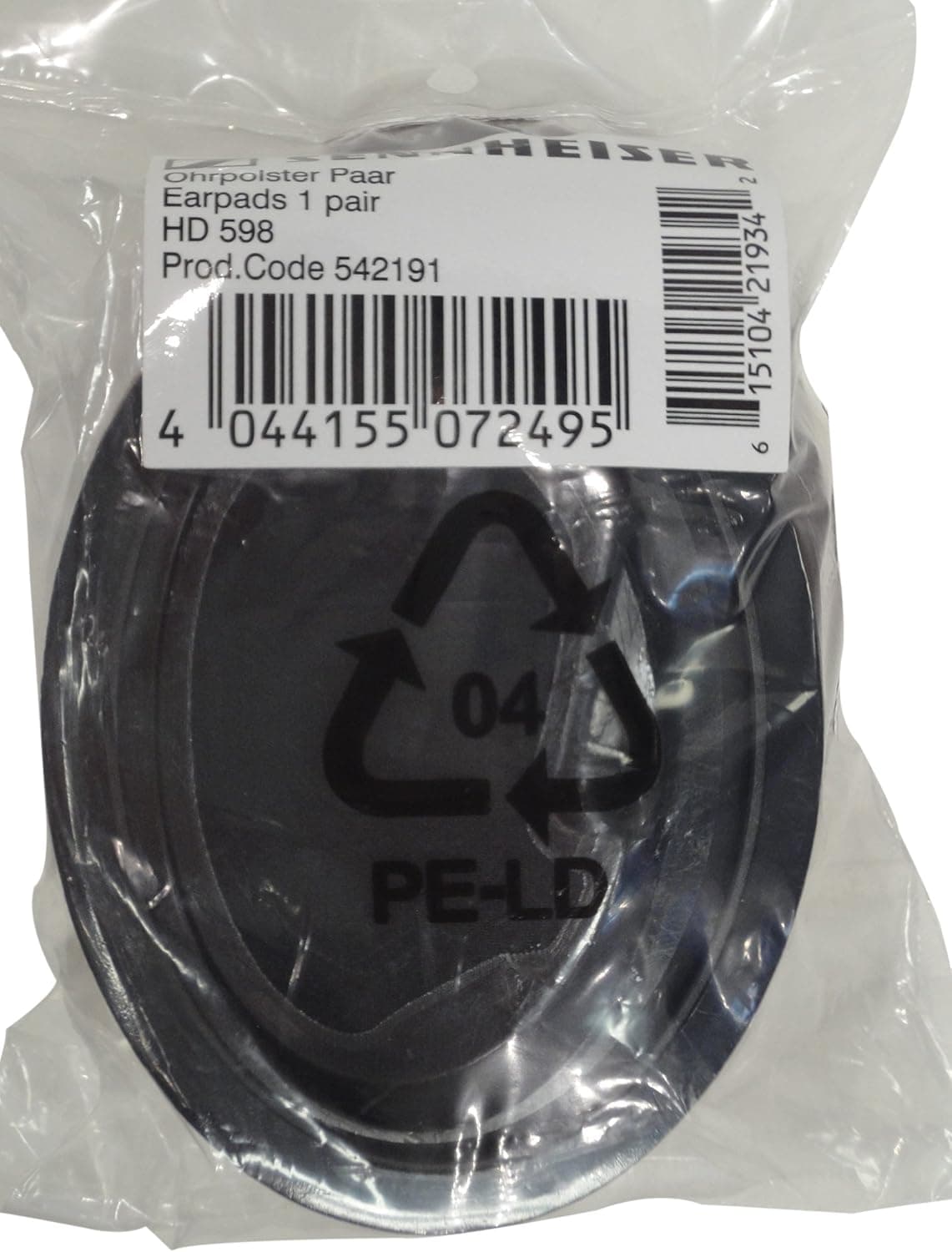 Genuine Replacement Ear Pads Cushions for SENNHEISER HD598 Headphones - Brown