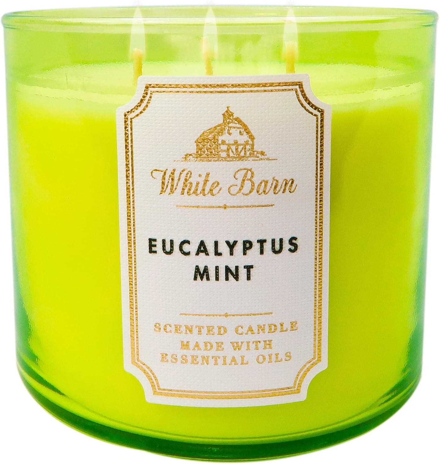 White Barn 3-Wick Scented Candle in Eucalyptus Mint