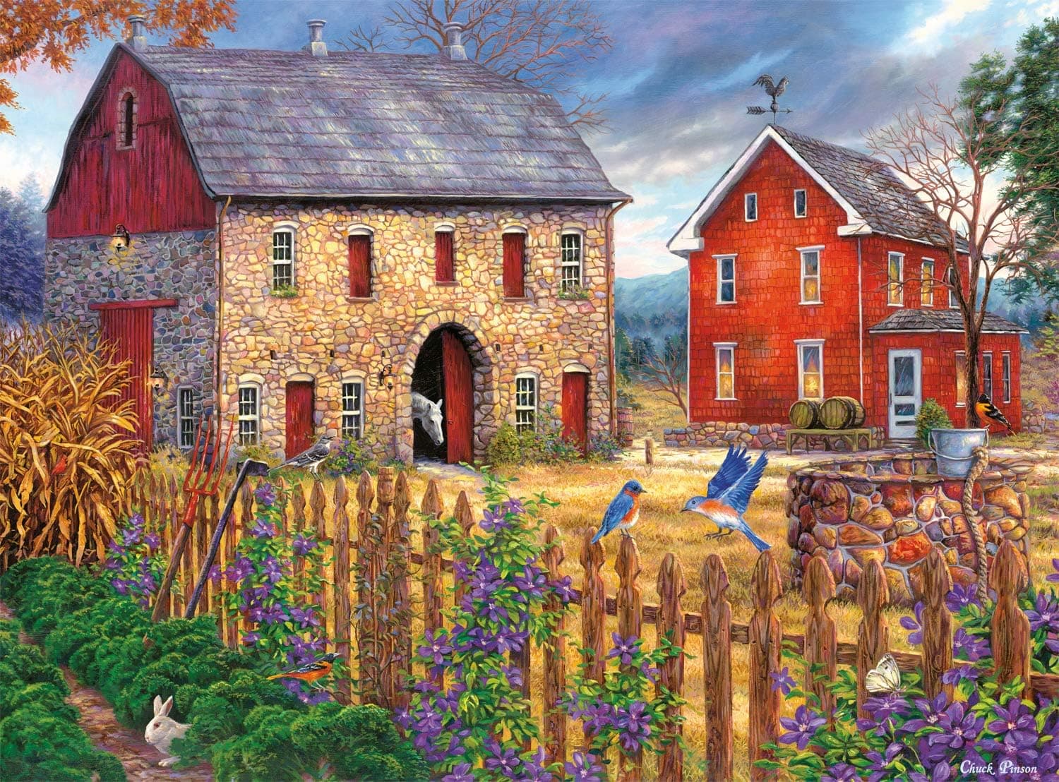 Buffalo Games - Bluebirds Song - 1000 Piece Jigsaw Puzzle