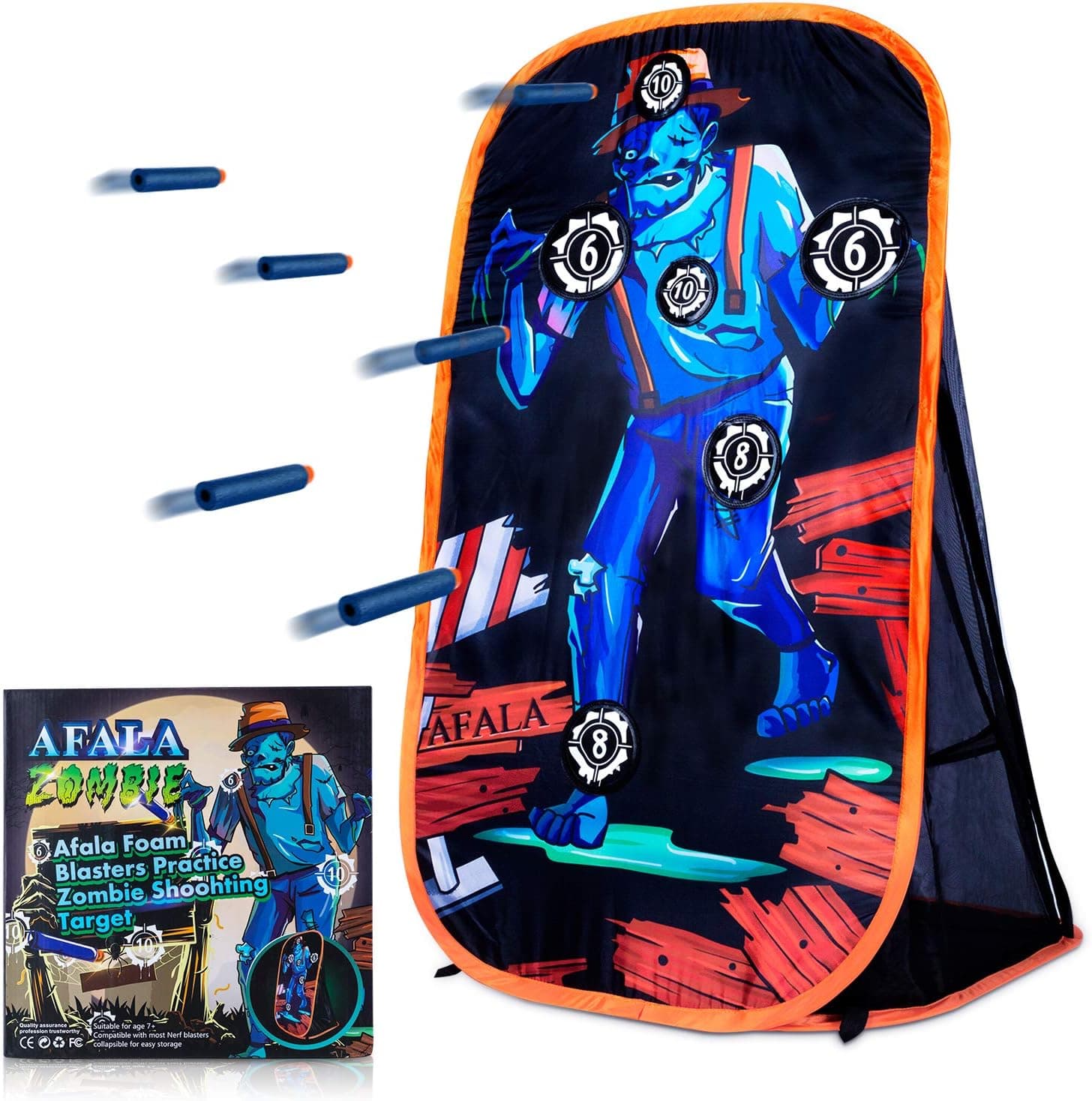 Afala Foam Blasters Practice Zombie Shoohting Target for Nerf Guns for Boys