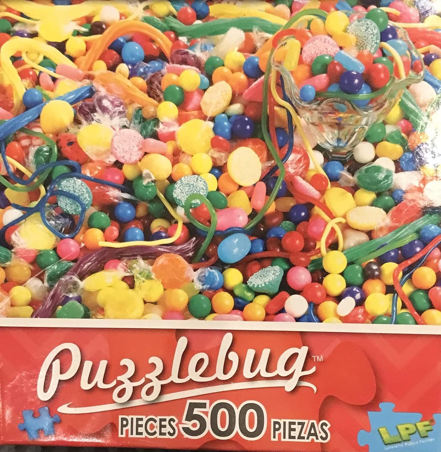 A Burst of Candies - Puzzlebug - 500 Pc Jigsaw Puzzle - NEW