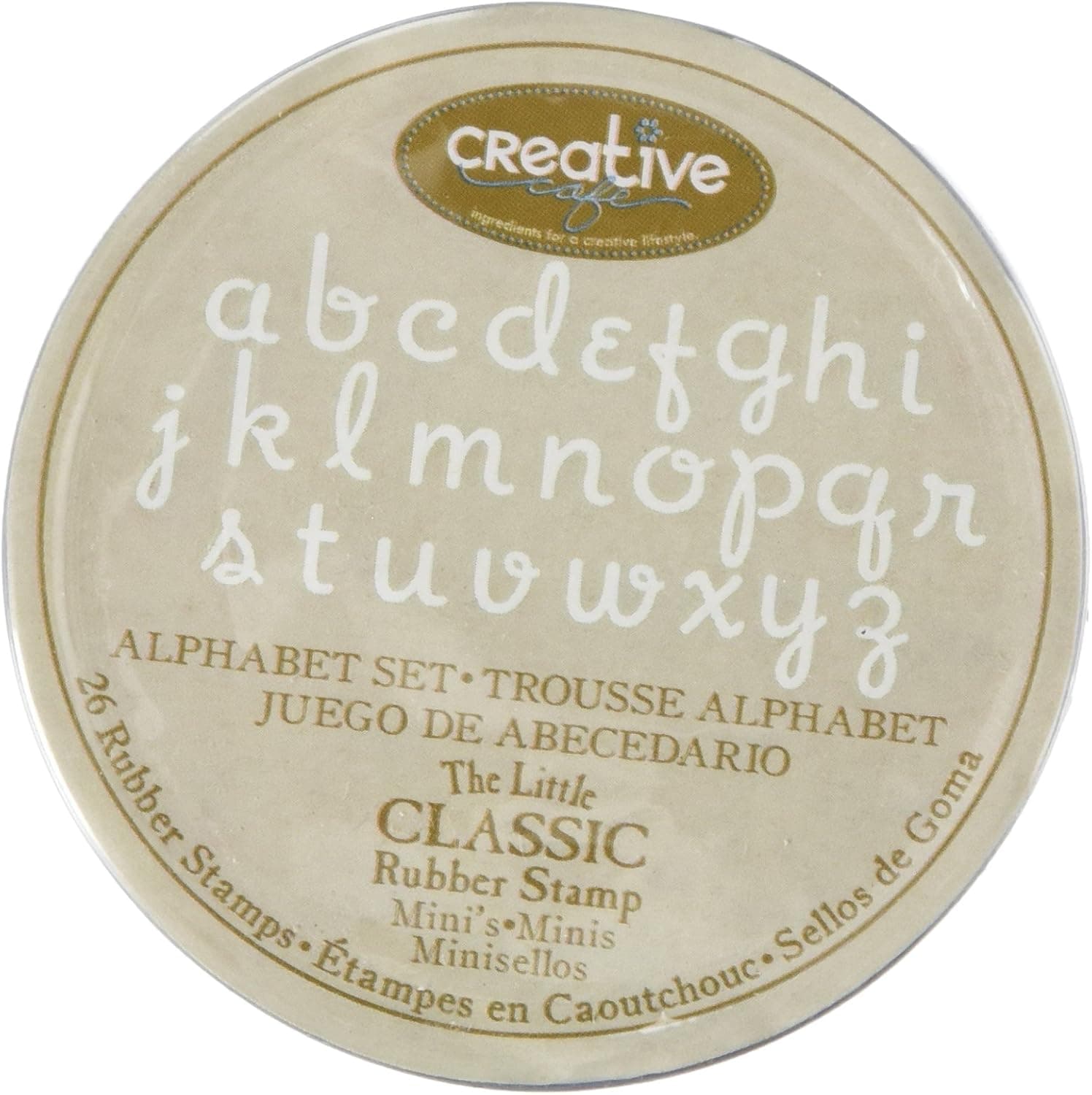 Hampton Art Little Classic Mini, Wood Rubber Stamp