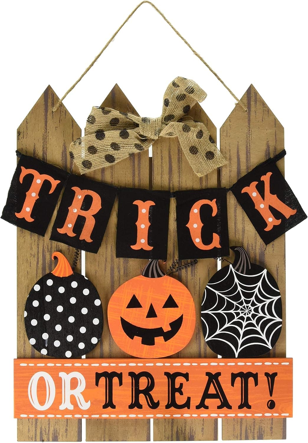 Amscan Trick Or Treat Halloween Sign for Door Or Home Décor