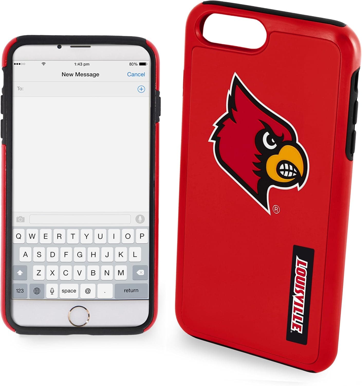 FOCO NCAA Impact Dual Hybrid Ai7/8 Cover - Tpu