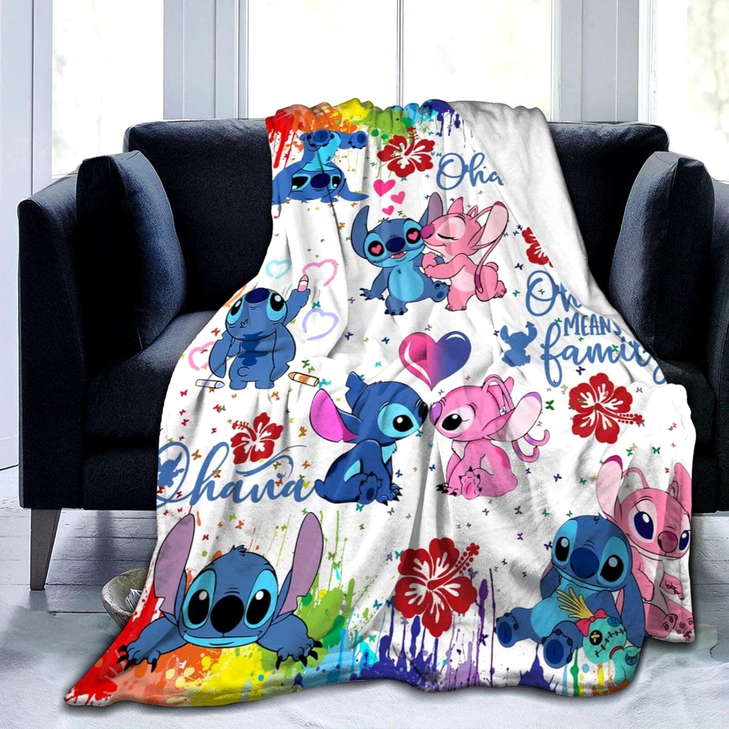 Anime Blanket Ultra-Soft Flannel Throw Blankets Gifts Fits Couch Bed Sofa Suitable for All Season 50"X40"
