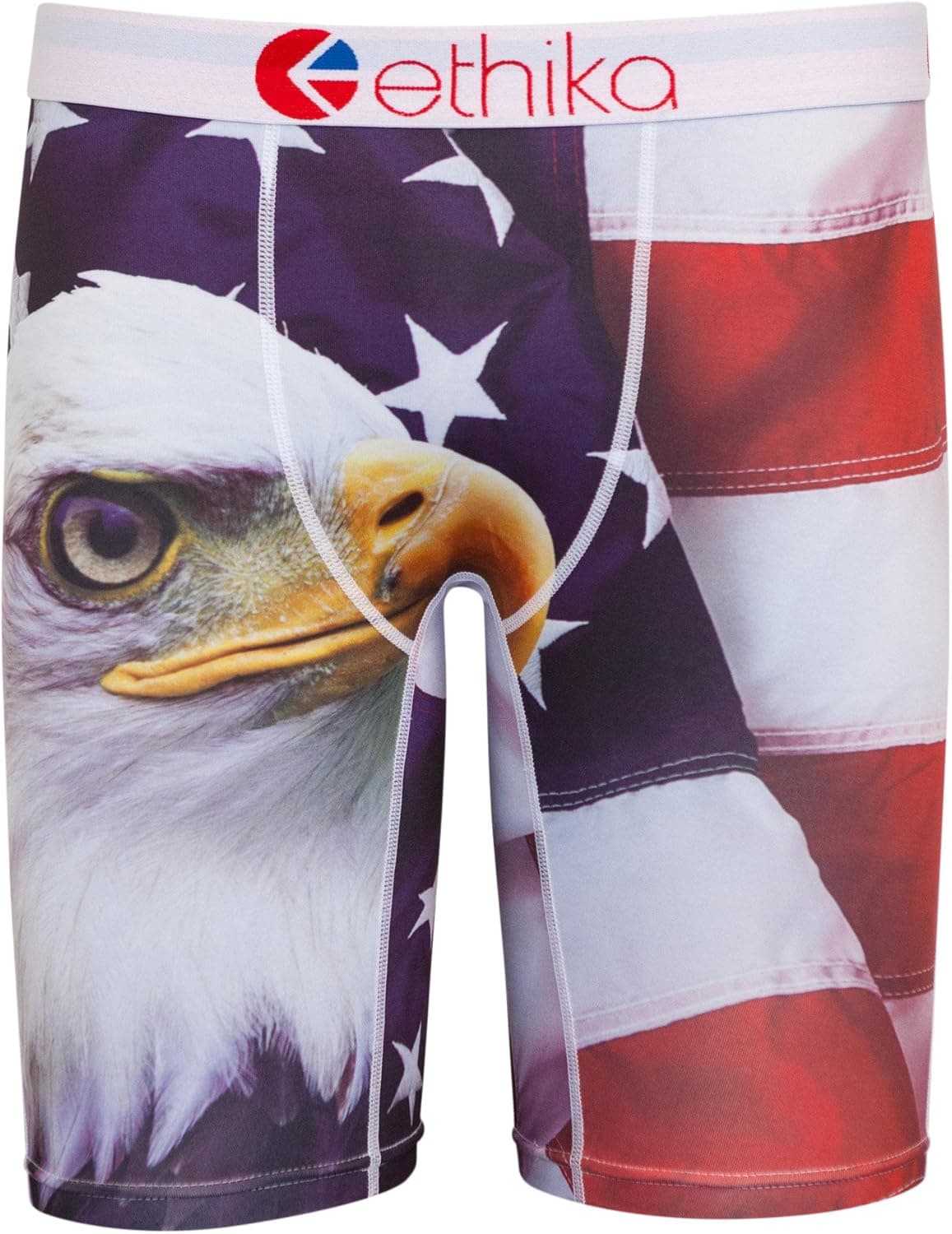 Ethika Mens Staple Boxer Briefs | 4th of July Eagle