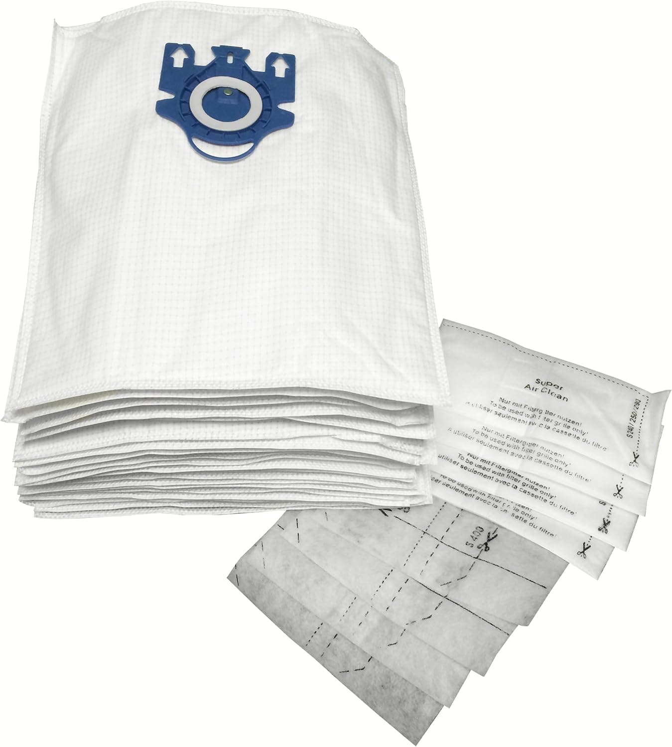 4YourHome Miele 10123210 HyClean 3D Efficiency Dust Bag, Type GN, 20 Bags & 8 Filters
