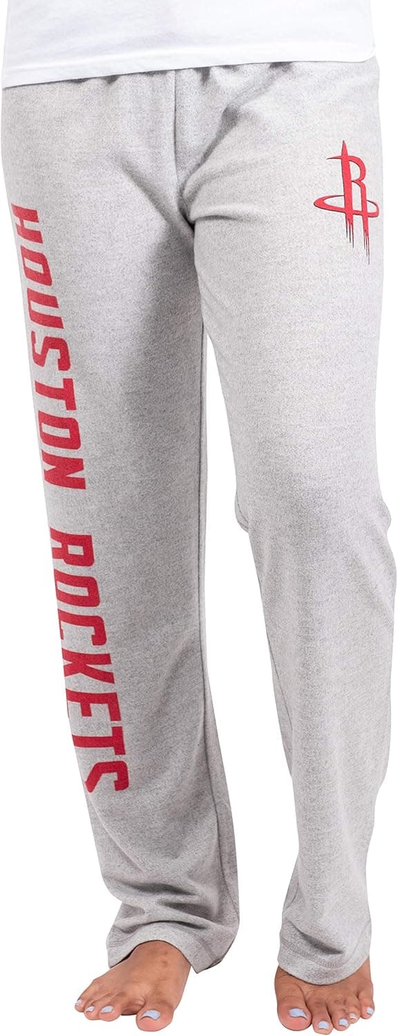 Ultra Game NBA Women's Sleepwear Super Soft Hacci Pajama Loungewear Pants