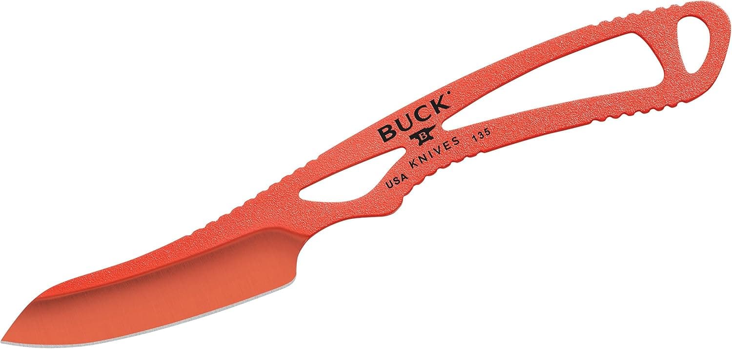 Buck Knives 135 Paklite Caper Knife with Heavy-Duty Nylon Sheath